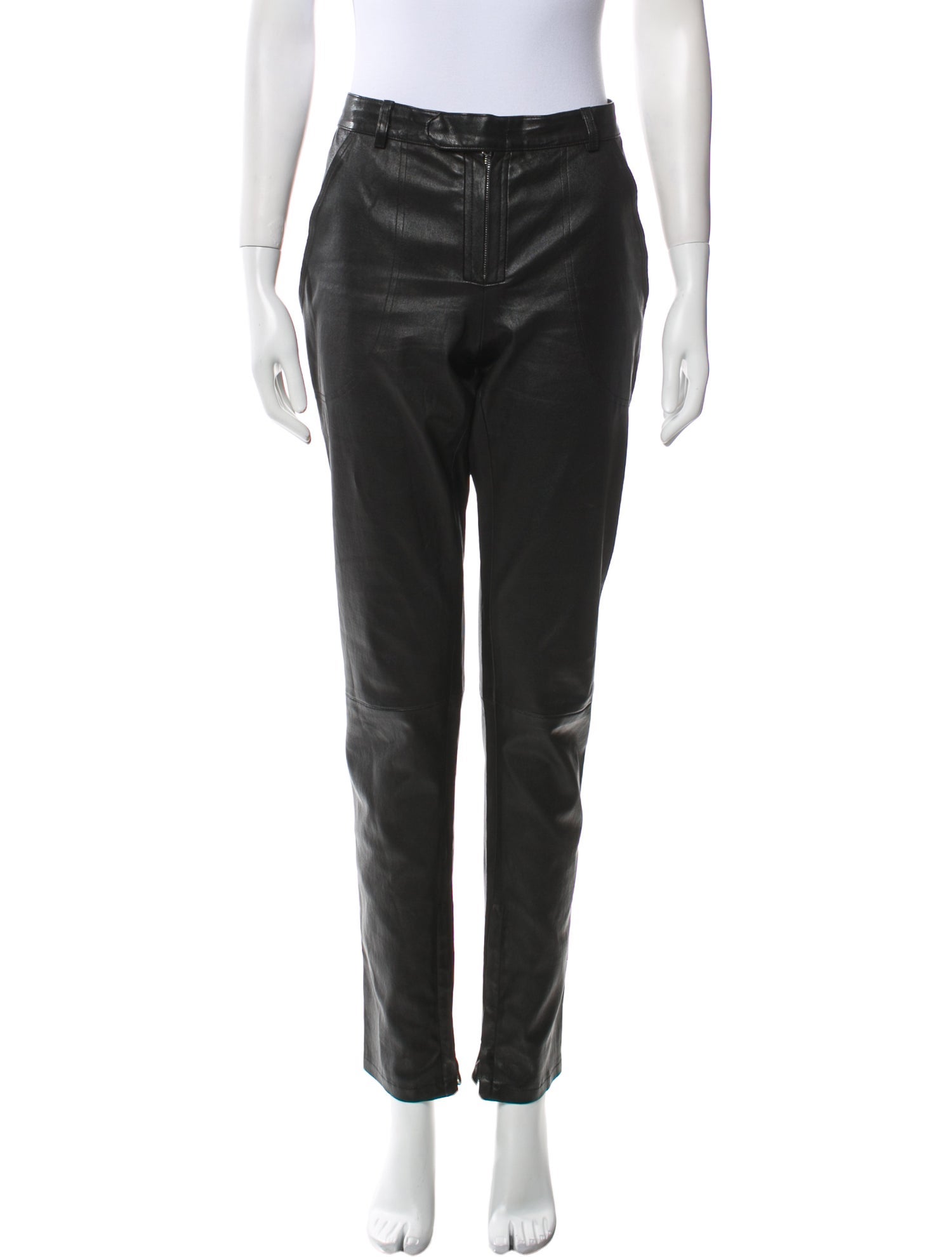 The Row Lambskin Skinny Leg Pants