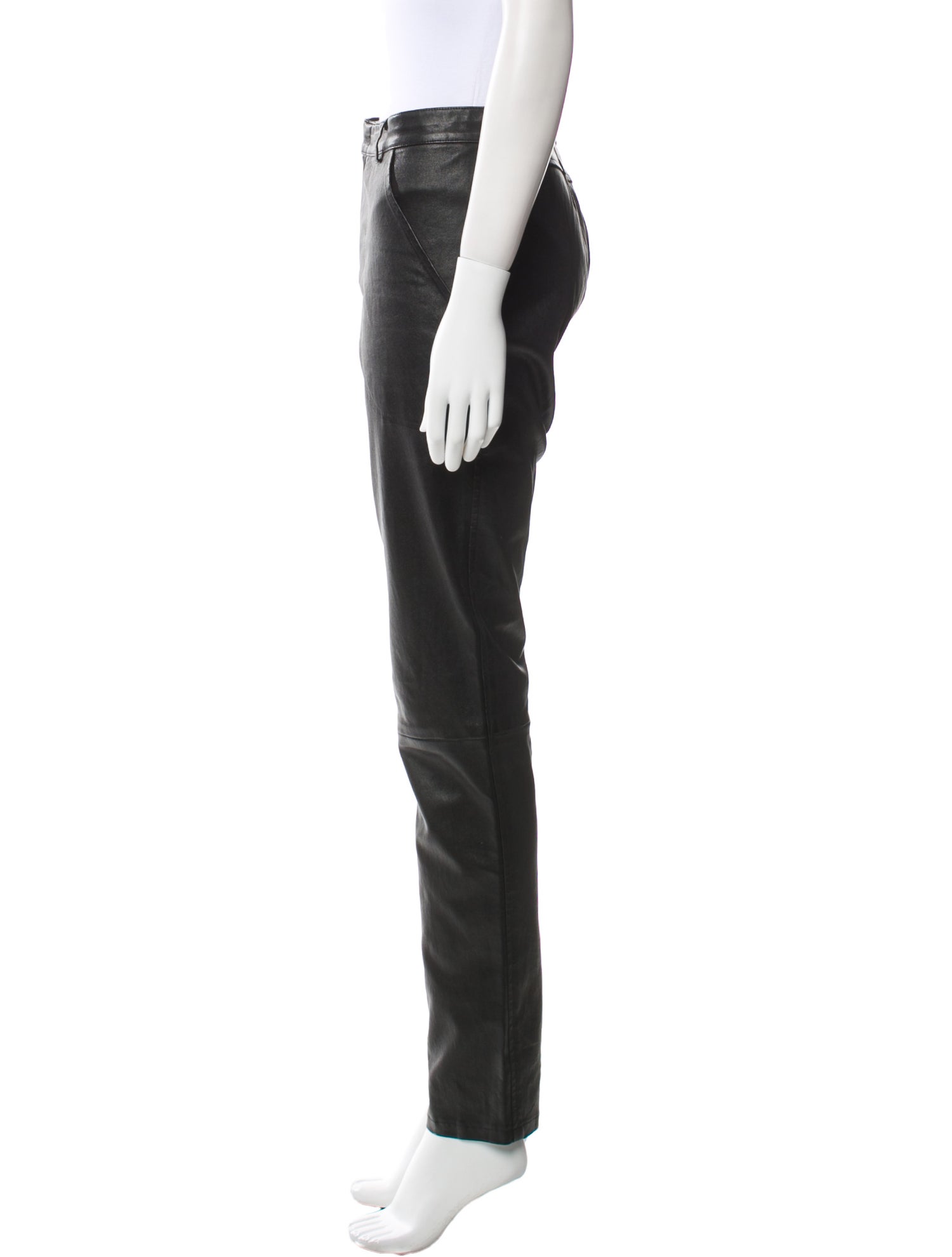 The Row Lambskin Skinny Leg Pants