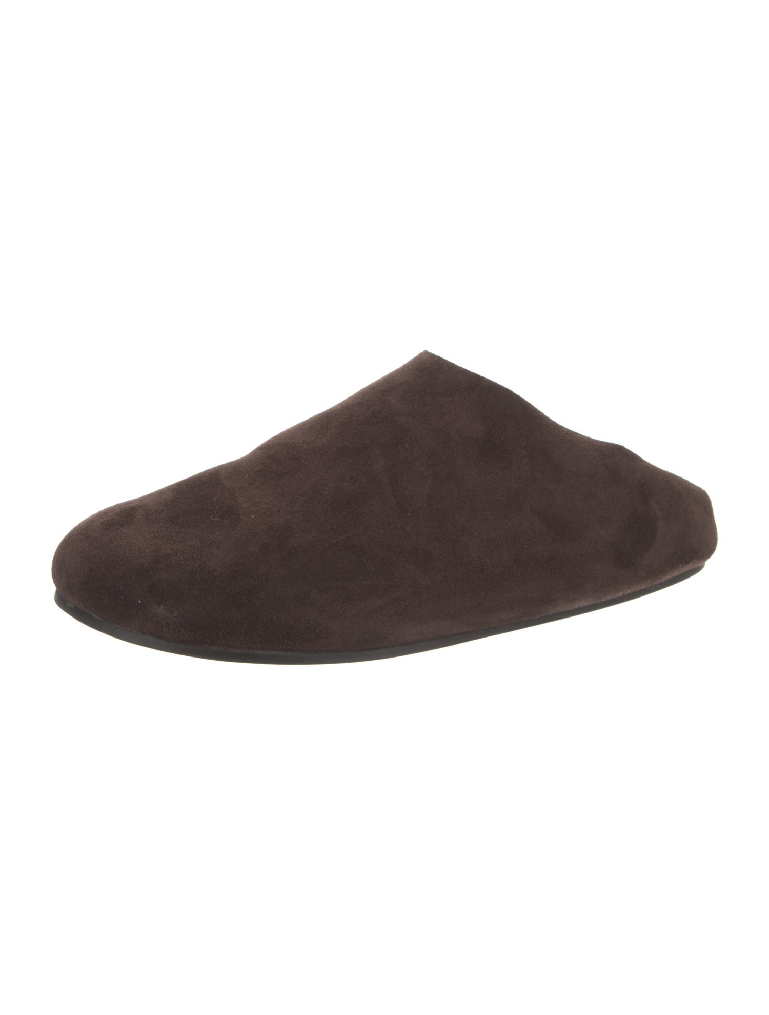 The Row Hudson Suede Slippers
