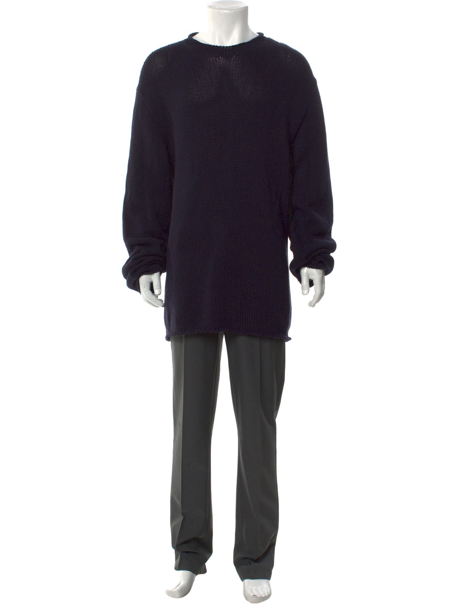 The Row Crew Neck Long Sleeve Cardigan