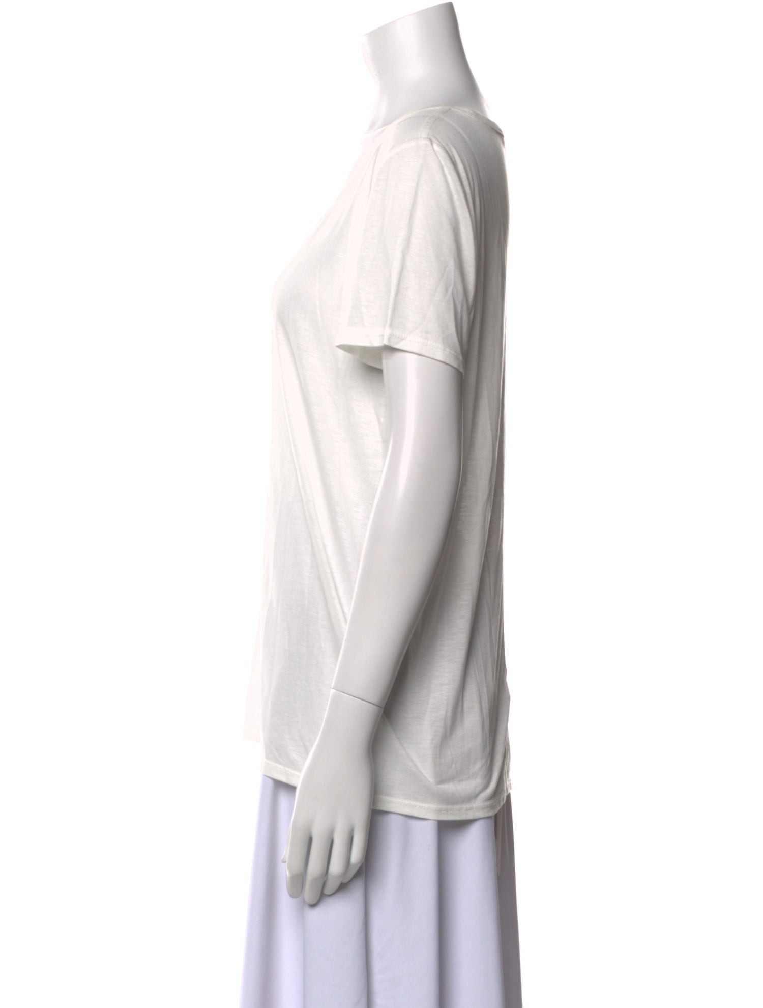 The Row Scoop Neck Short Sleeve T-Shirt