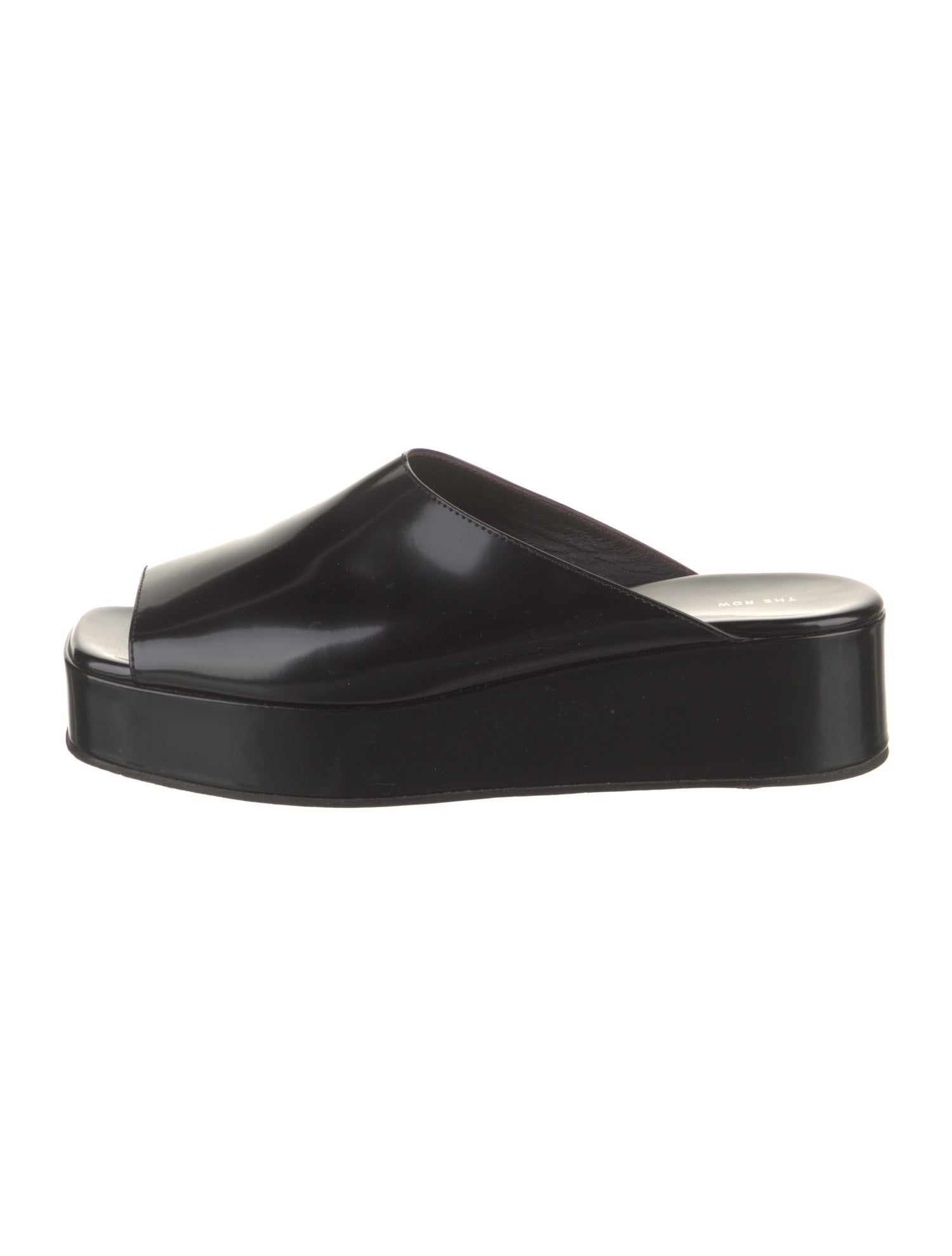 The Row Emi Patent Leather Slides