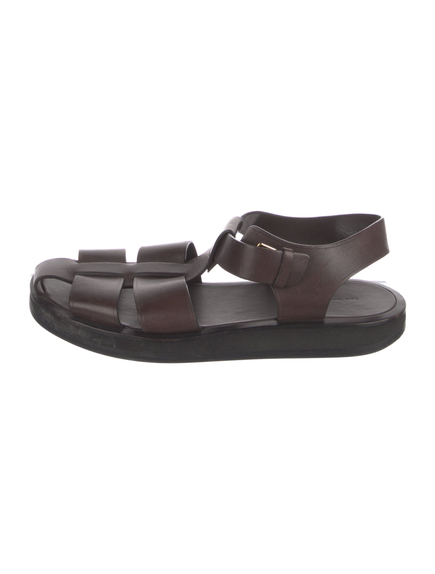The Row Fisherman Leather Sandals