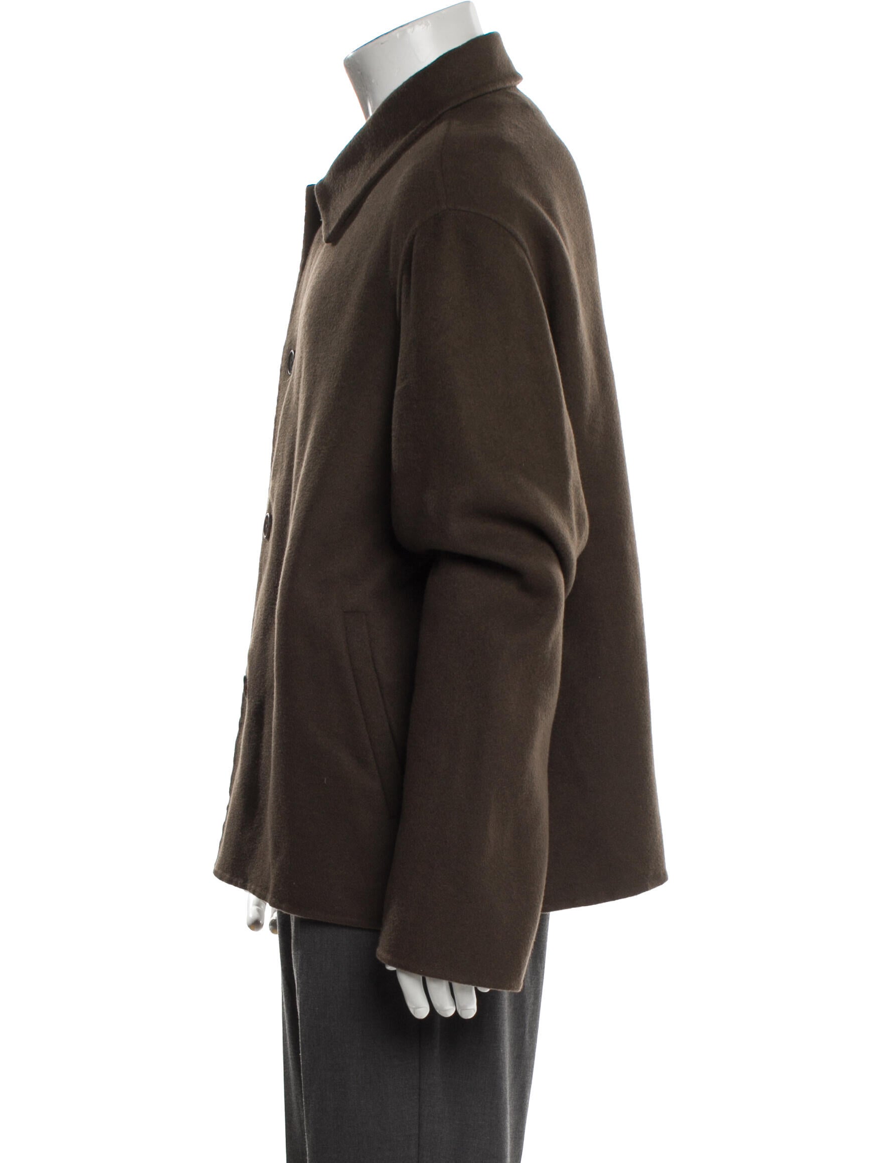 The Row Cashmere Peacoat