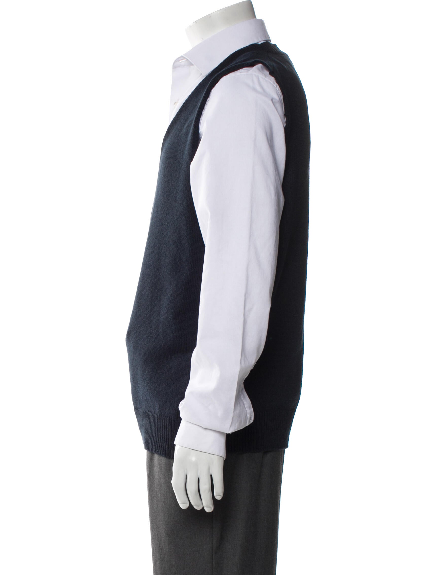 The Row V-Neck Sleeveless Sweater Vest