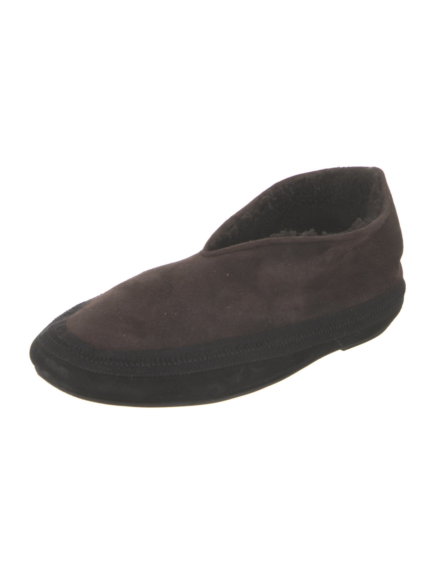 The Row Fairy Suede Slippers