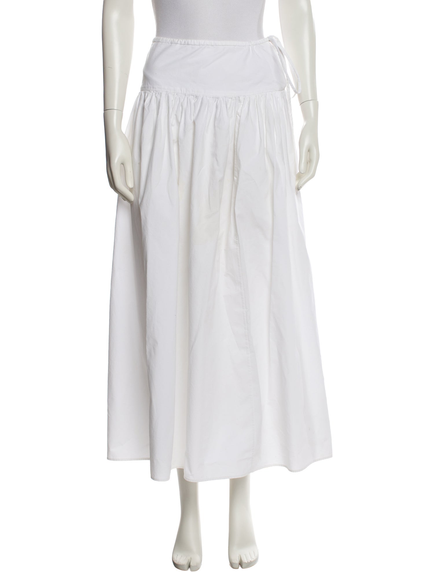 The Row Ruffle Embellishment Midi Length Skirt