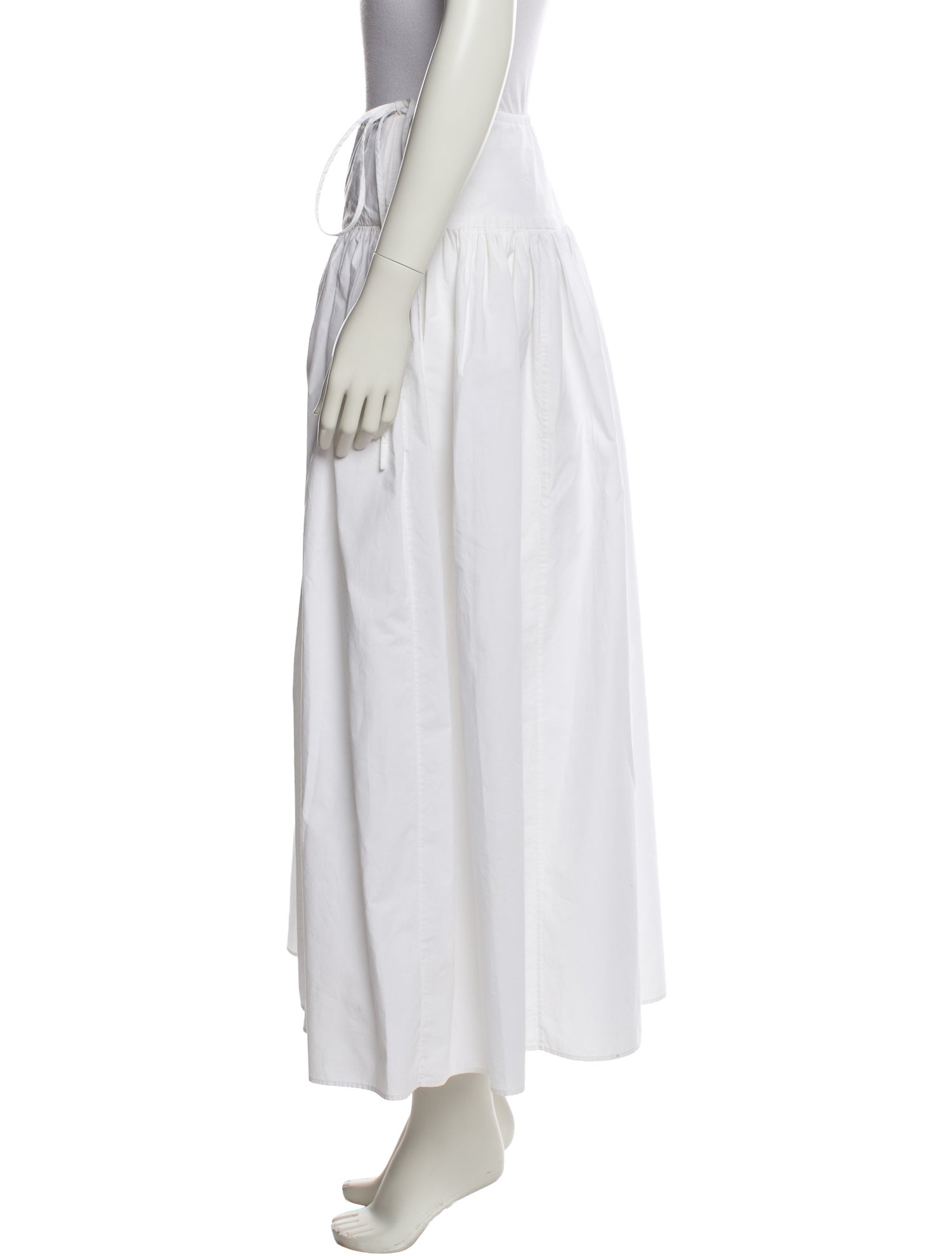 The Row Ruffle Embellishment Midi Length Skirt