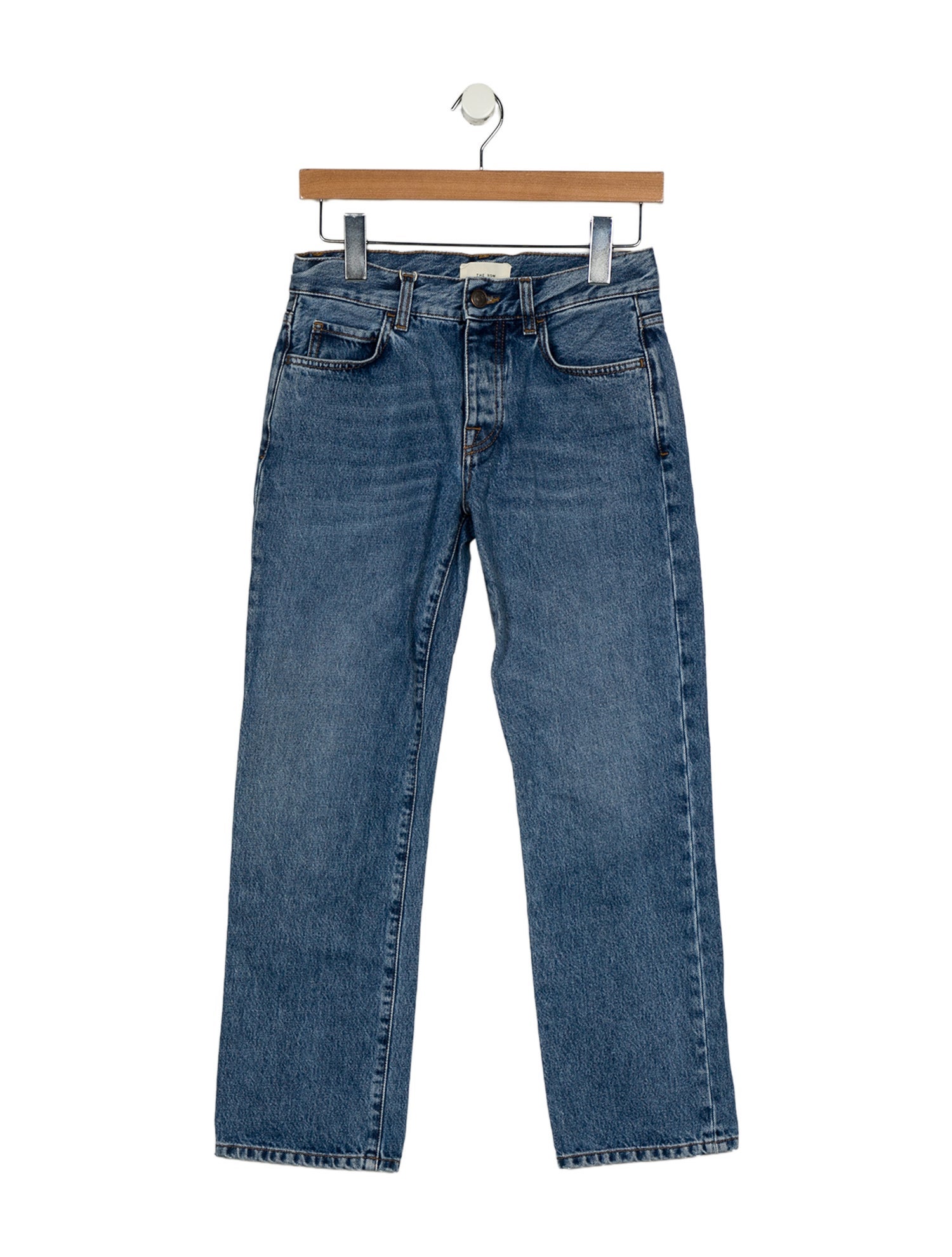 The Row High-Rise Straight Leg Jeans