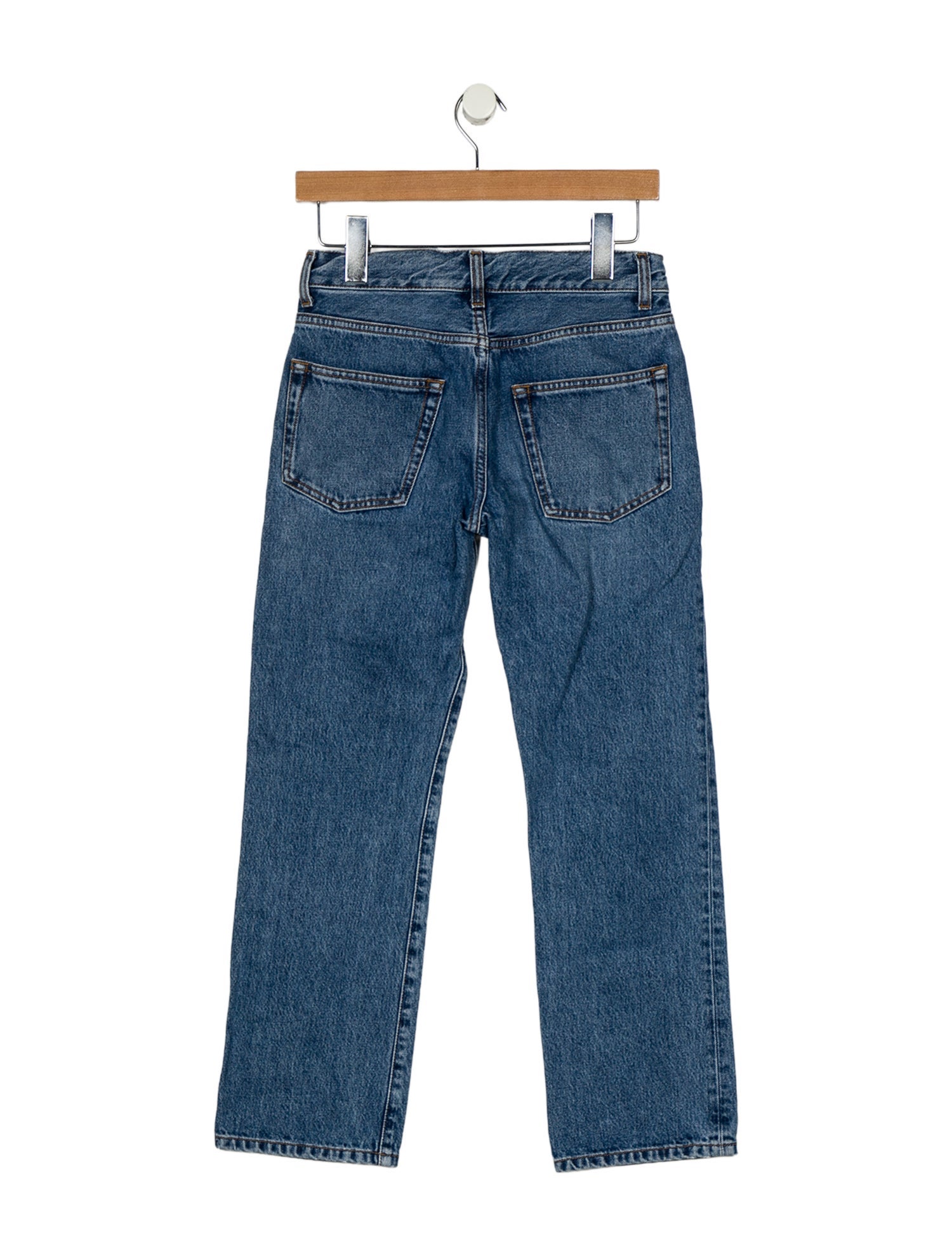 The Row High-Rise Straight Leg Jeans