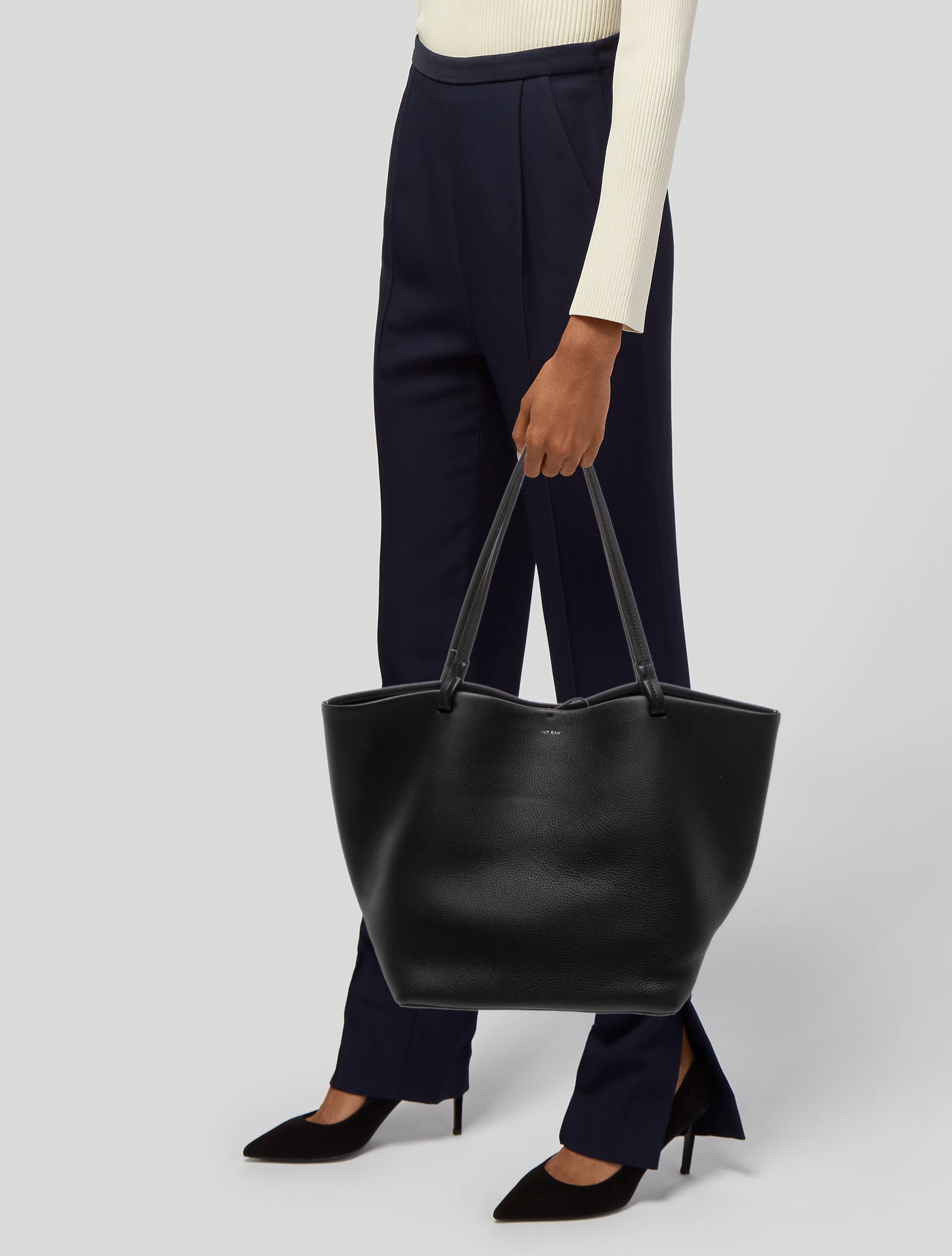 The Row Calfskin Park Tote Three