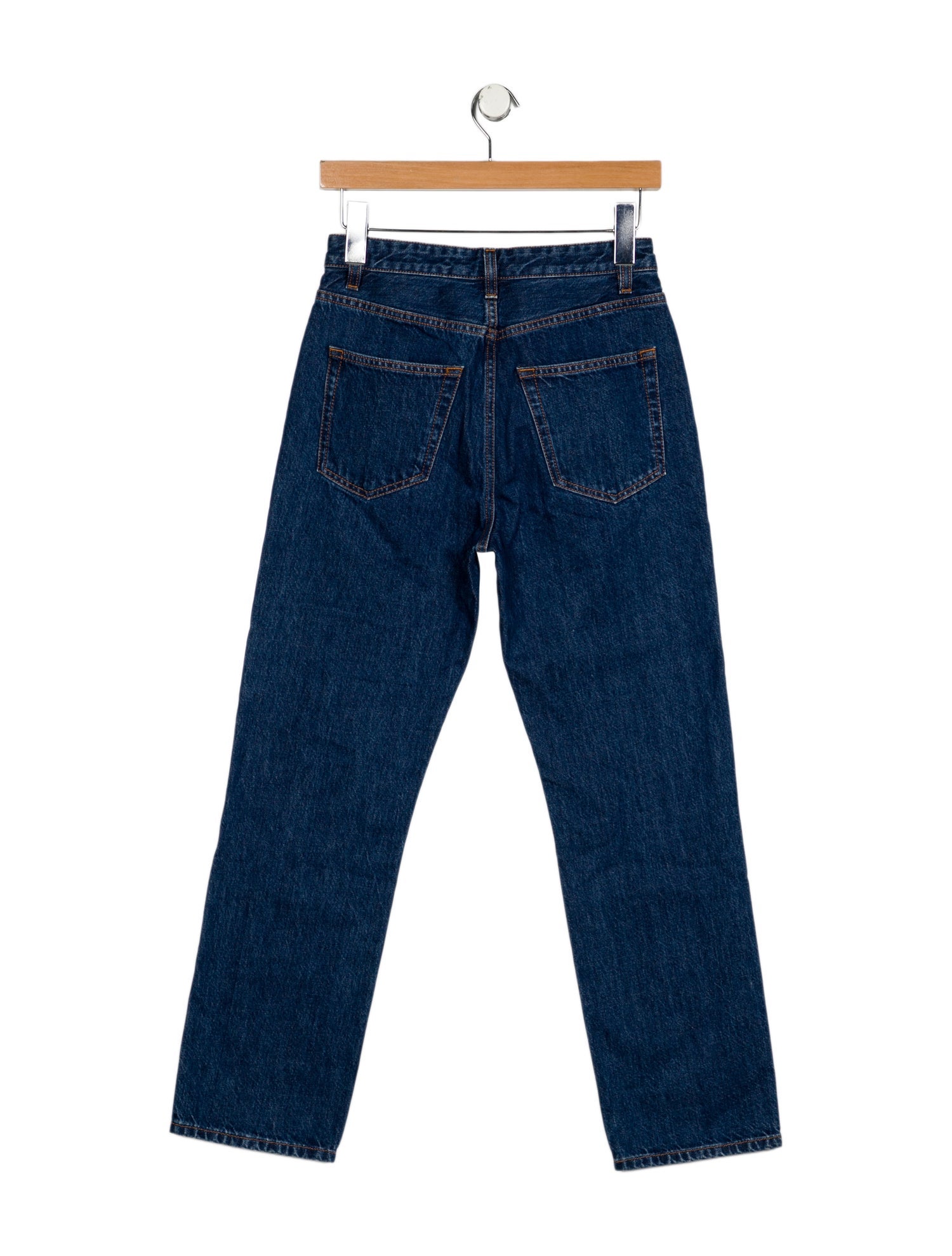 The Row Mid-Rise Straight Leg Jeans