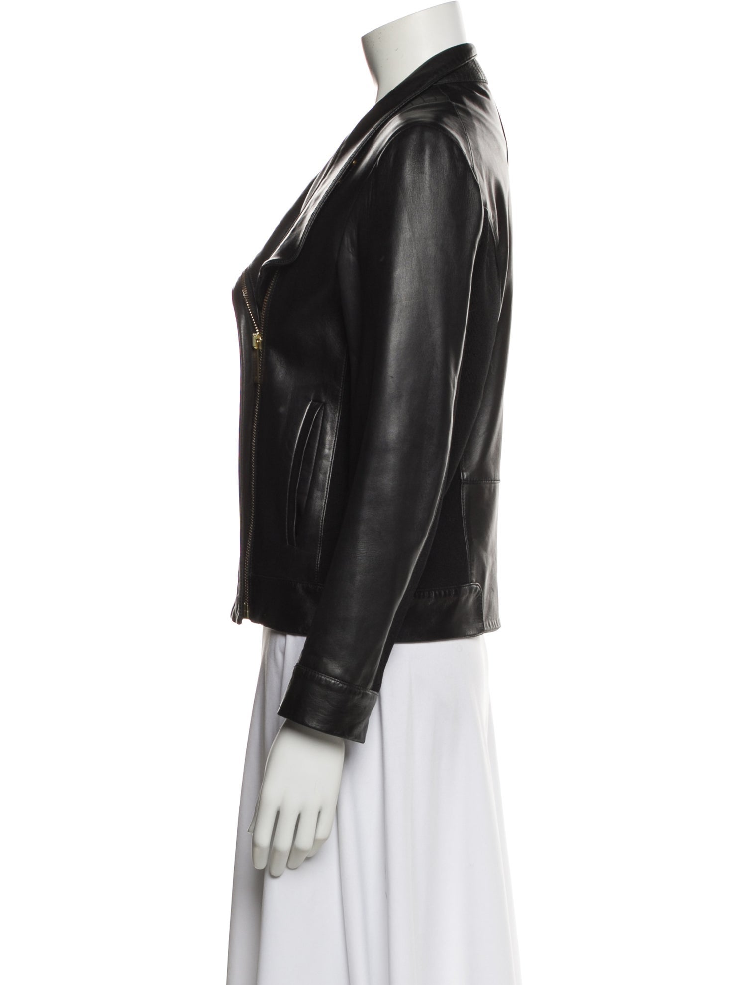 The Row Leather Biker Jacket