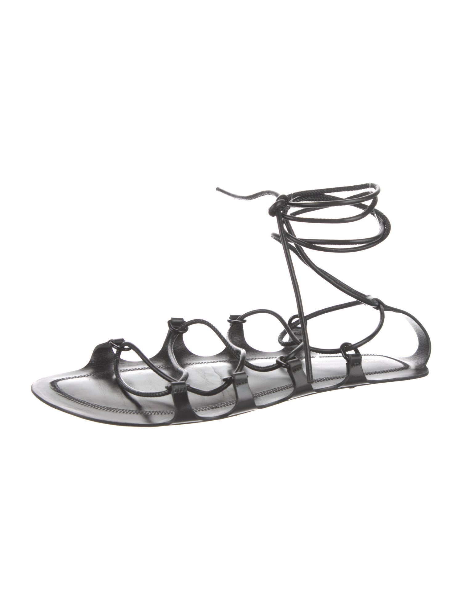 The Row Roman Leather Gladiator Sandals