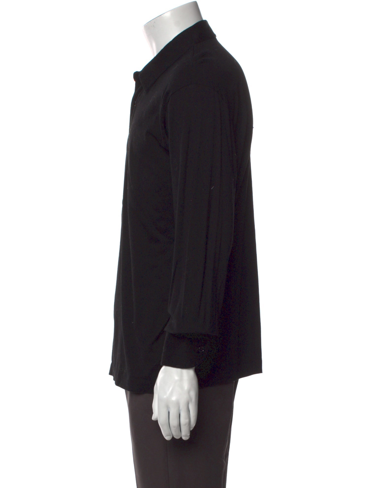 The Row Collar Long Sleeve Polo Shirt