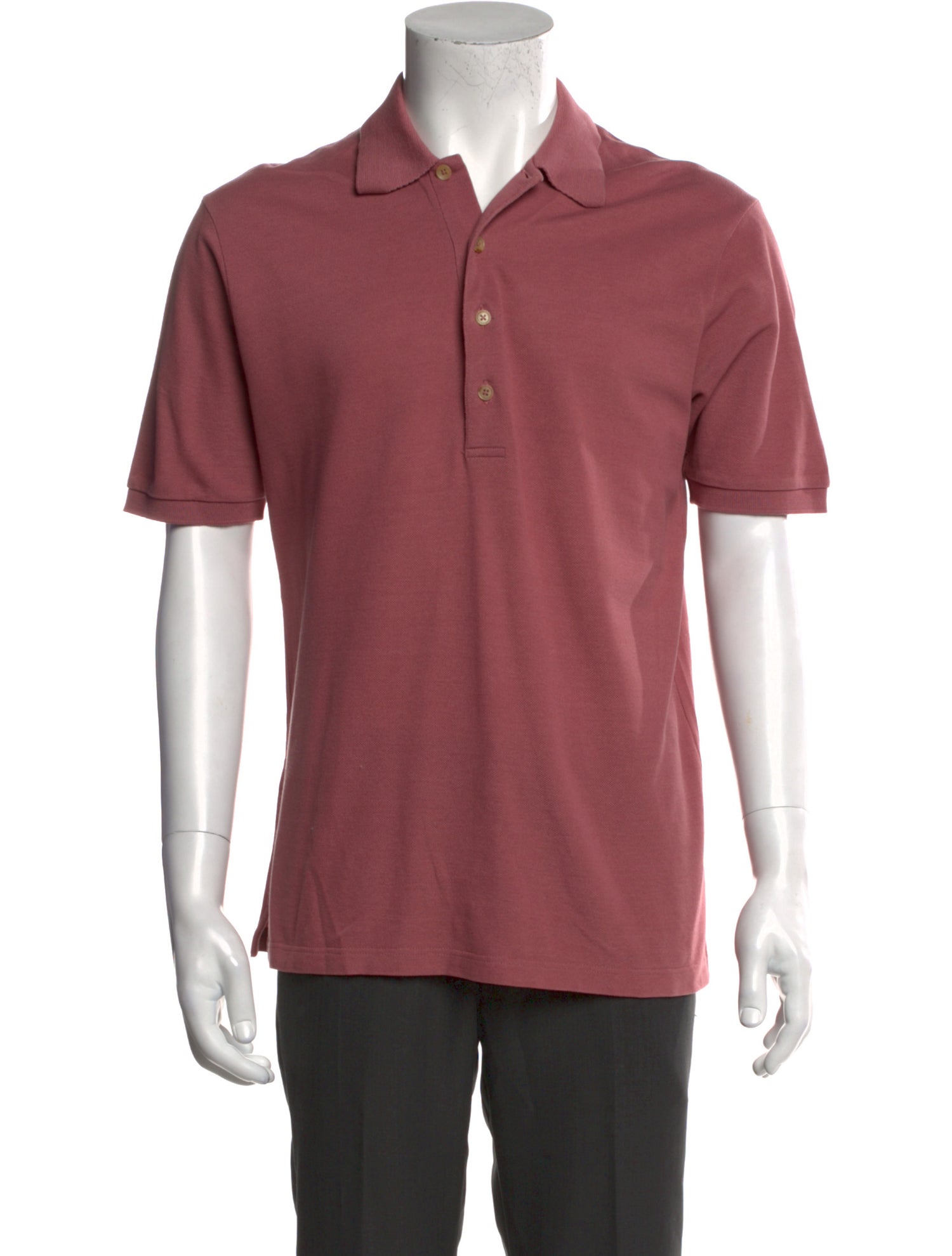 The Row Crew Neck Short Sleeve Polo Shirt