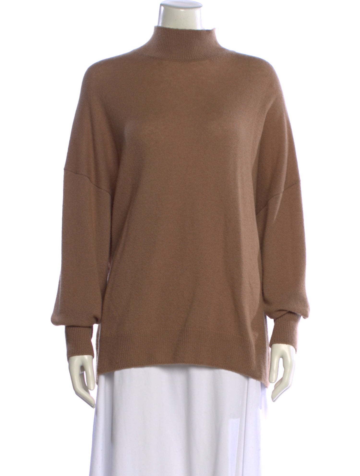 The Row Cashmere Mock Neck Sweater