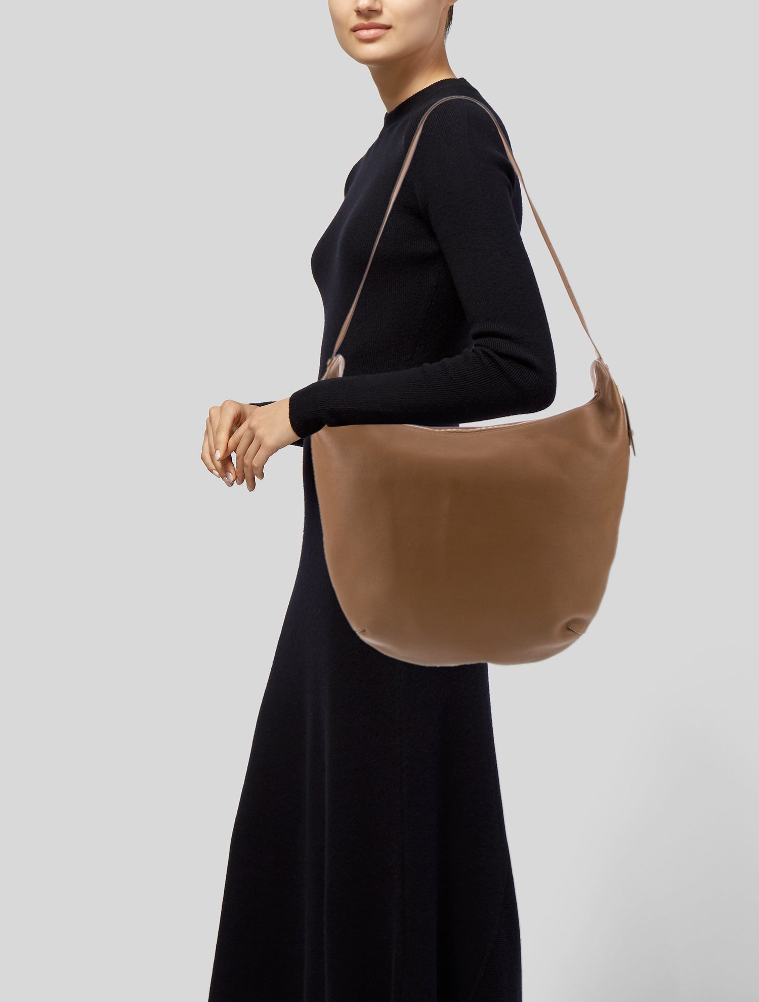 The Row Leather N/S Allie