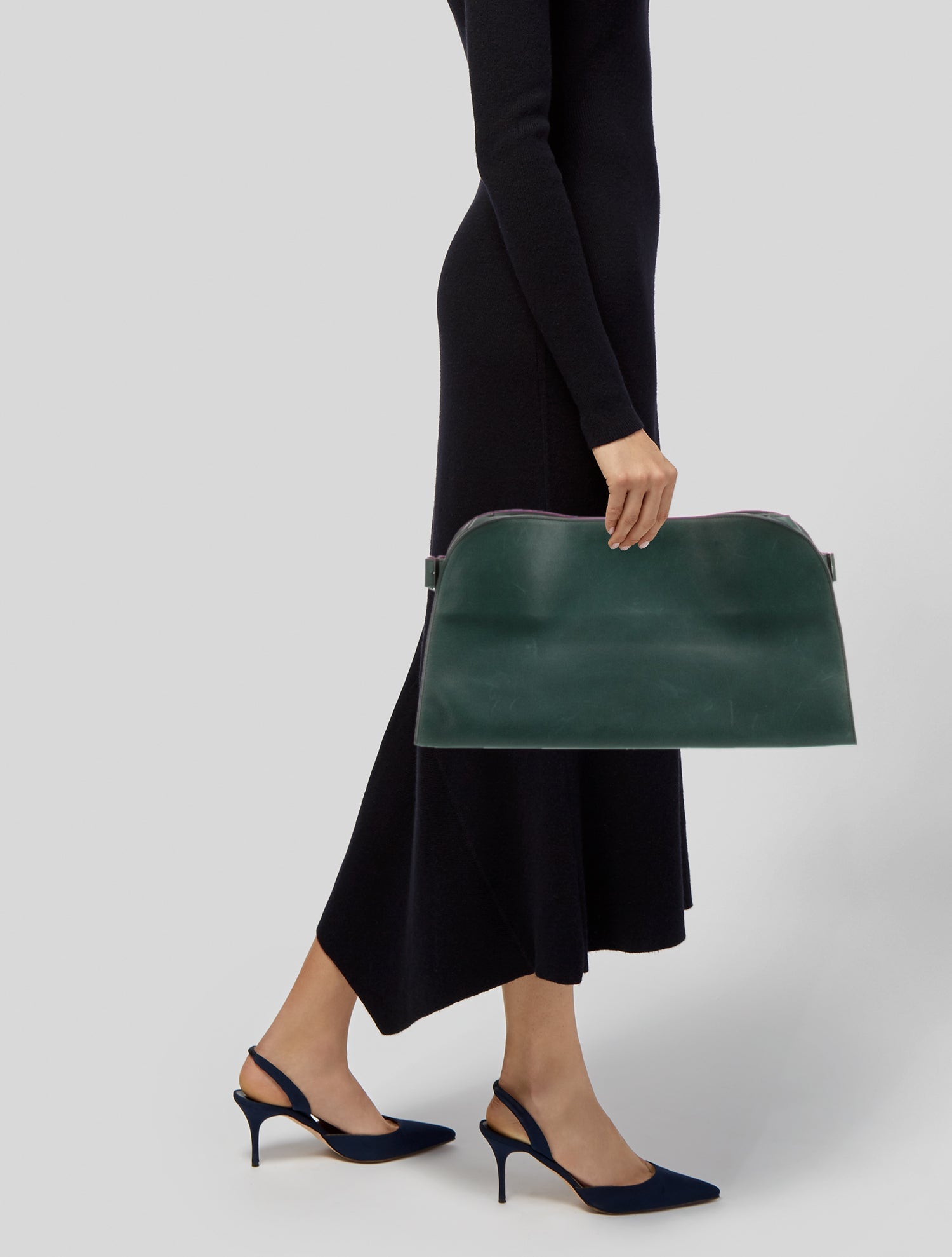 The Row Calfskin Margaux East West