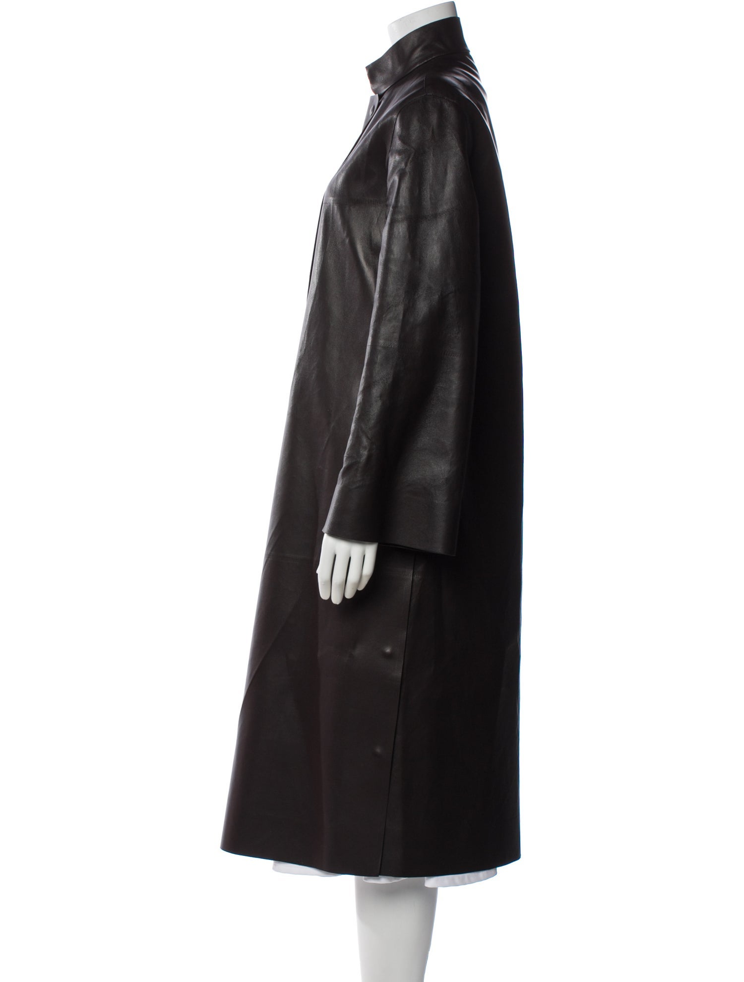 The Row Lambskin Trench Coat