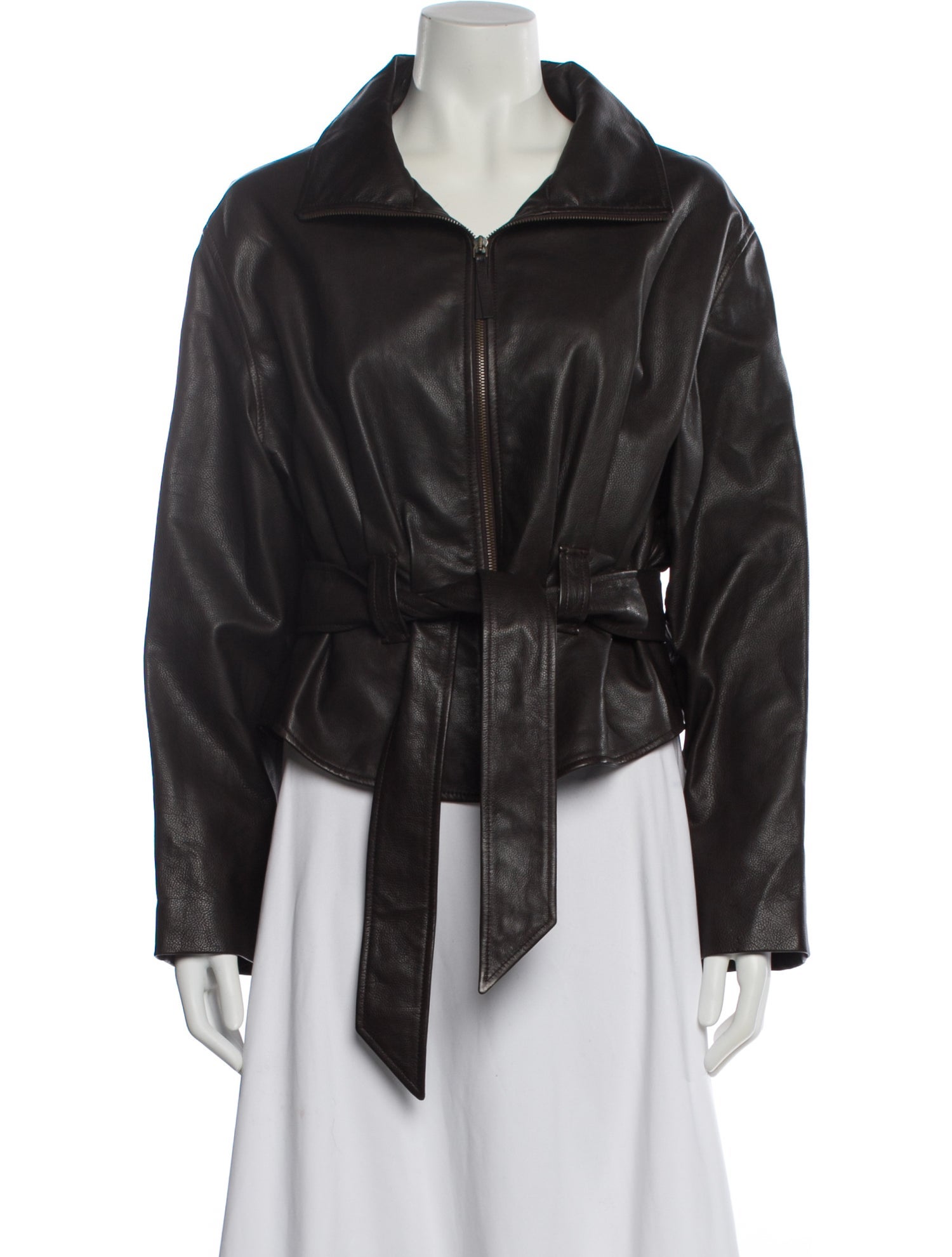 The Row Ramira Leather Jacket