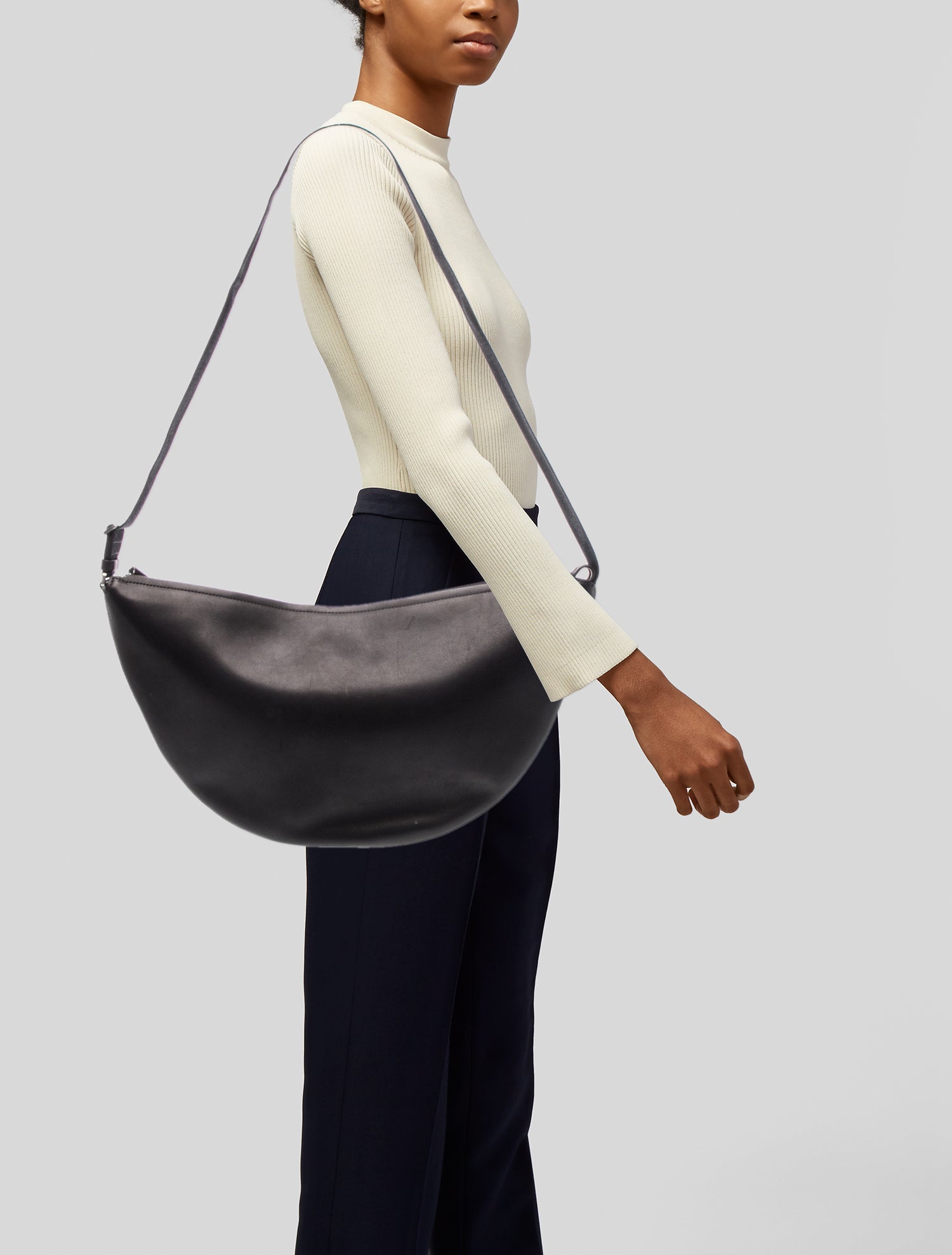 The Row Leather Shoulder Bag