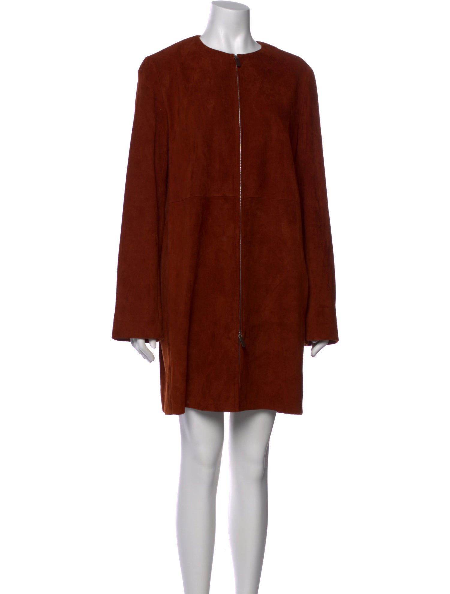 The Row 'Anka' Leather Faux Fur Coat w/ Tags