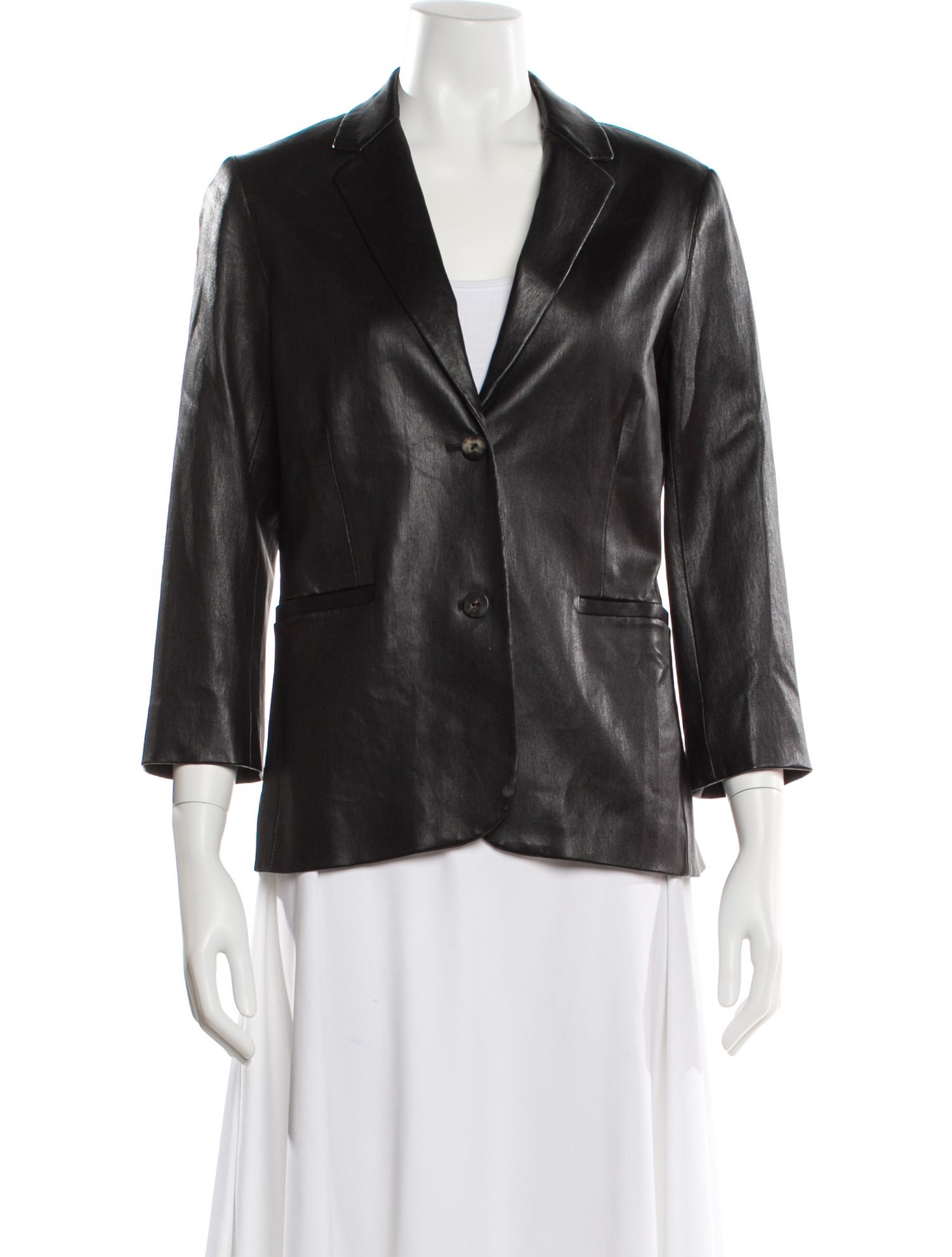 The Row Lambskin Blazer