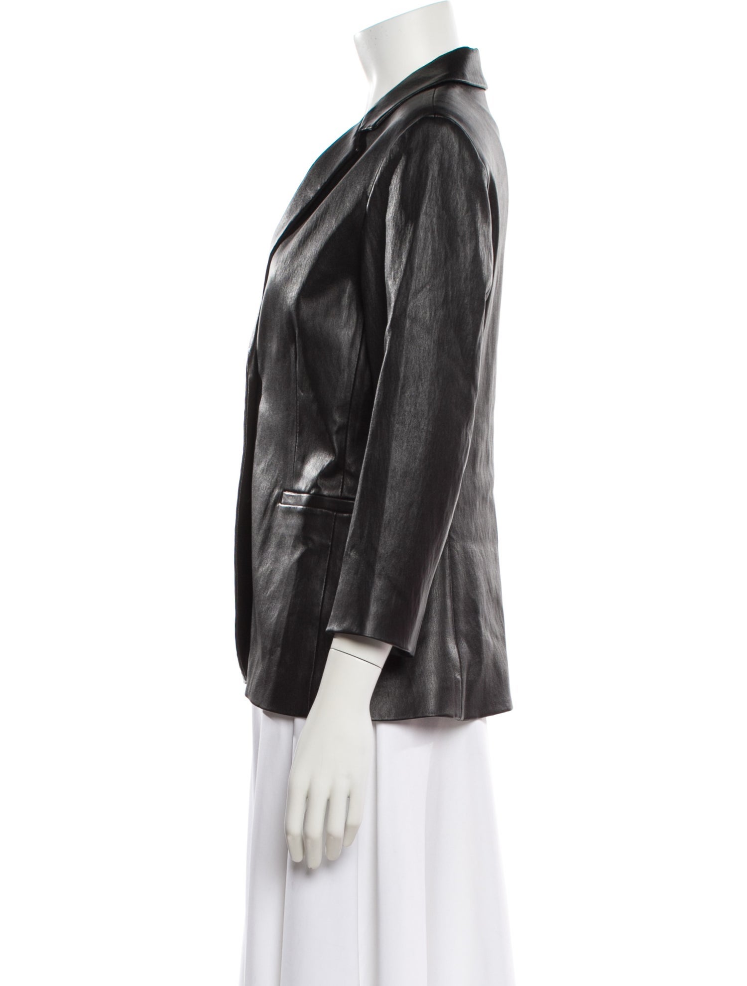 The Row Lambskin Blazer