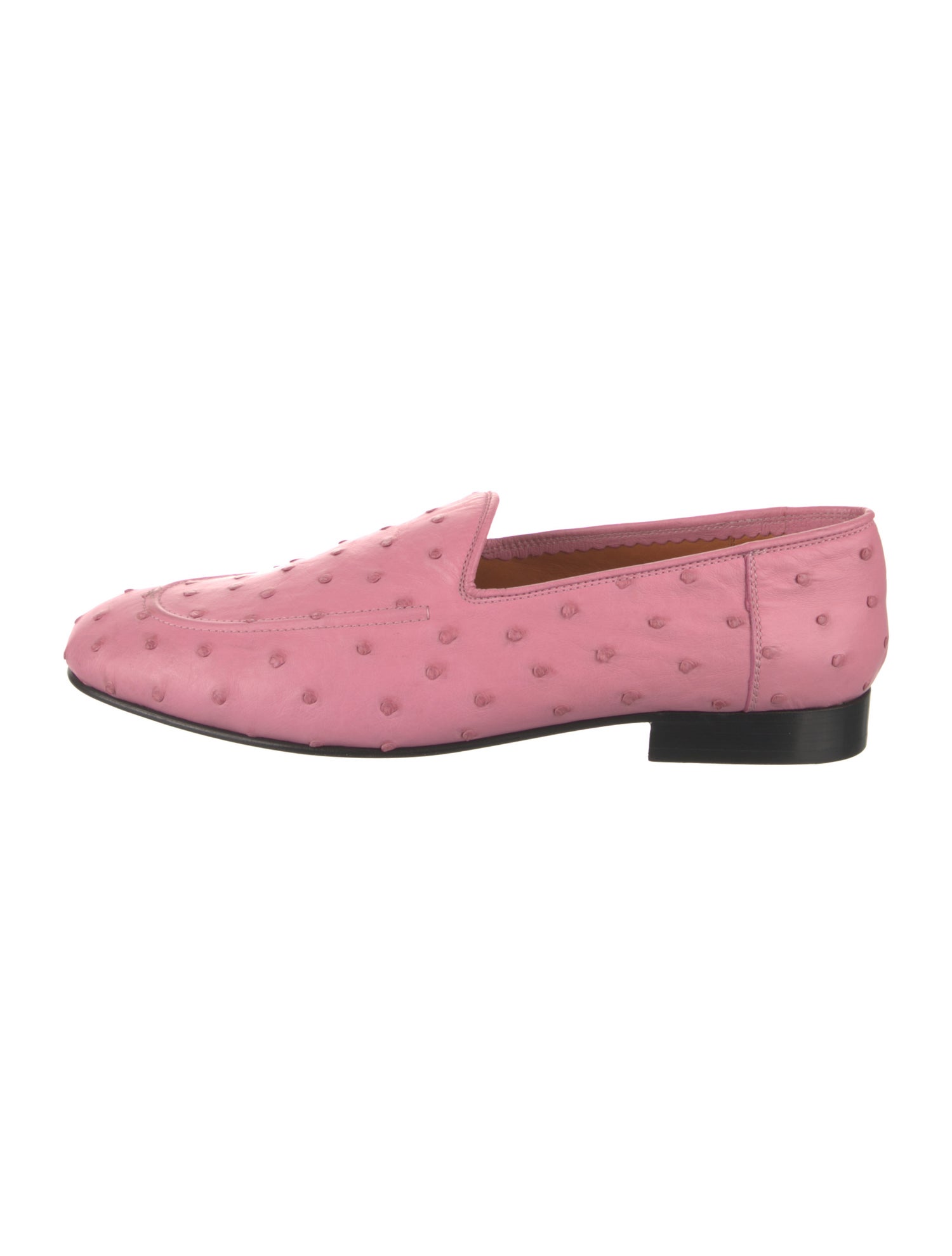 The Row Ostrich Loafers