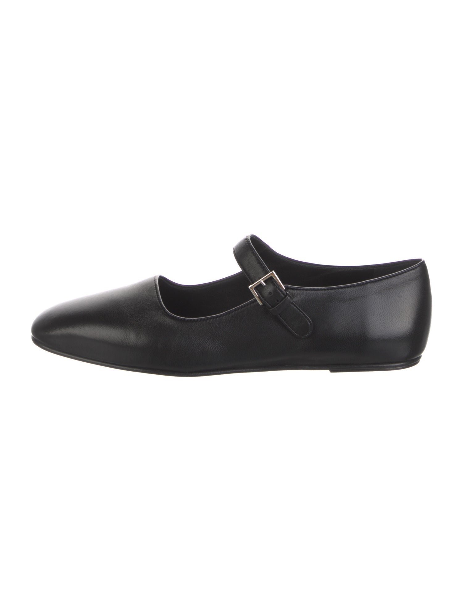 The Row Ava Leather Mary Jane Flats