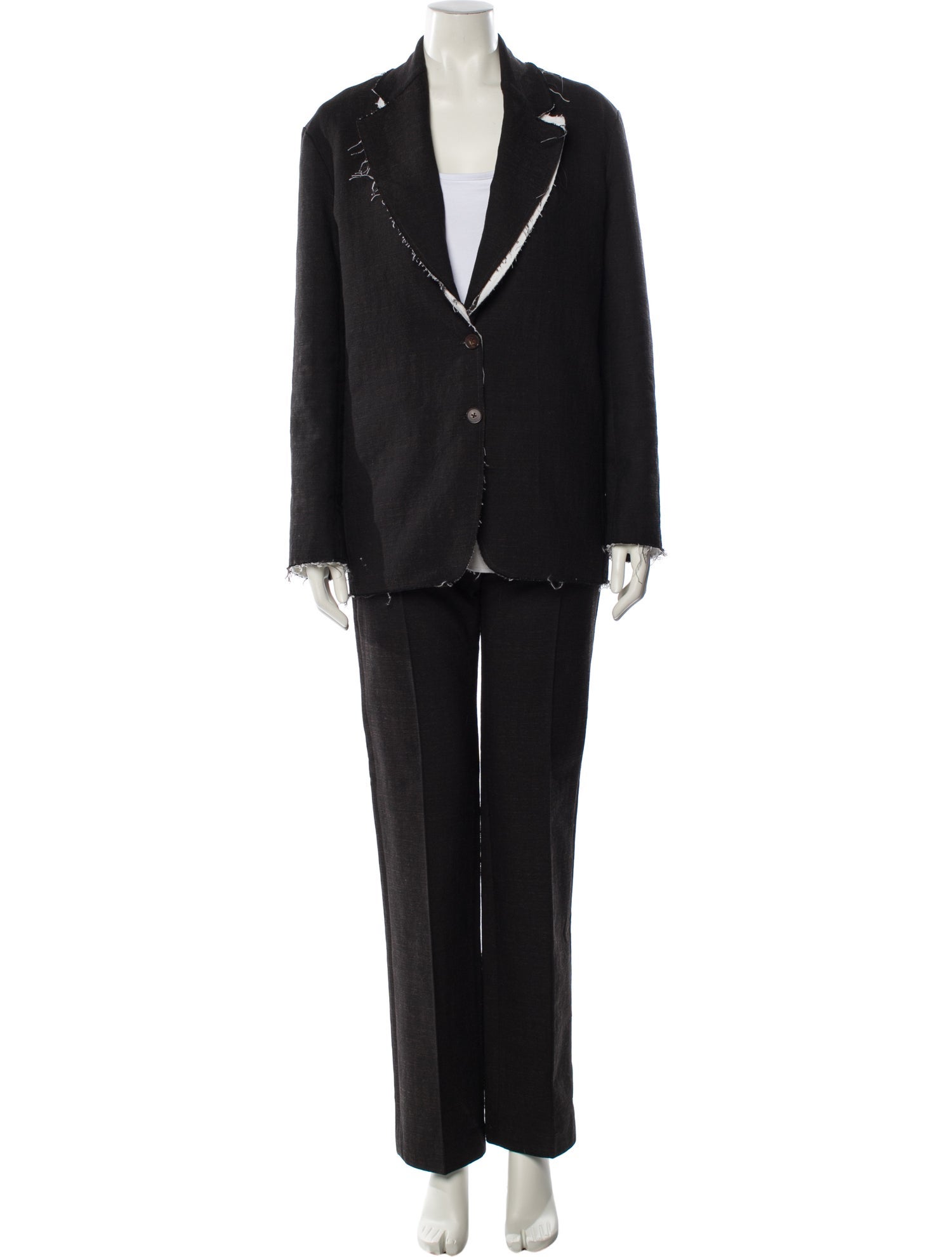 The Row Raw-Edge Trim Pantsuit