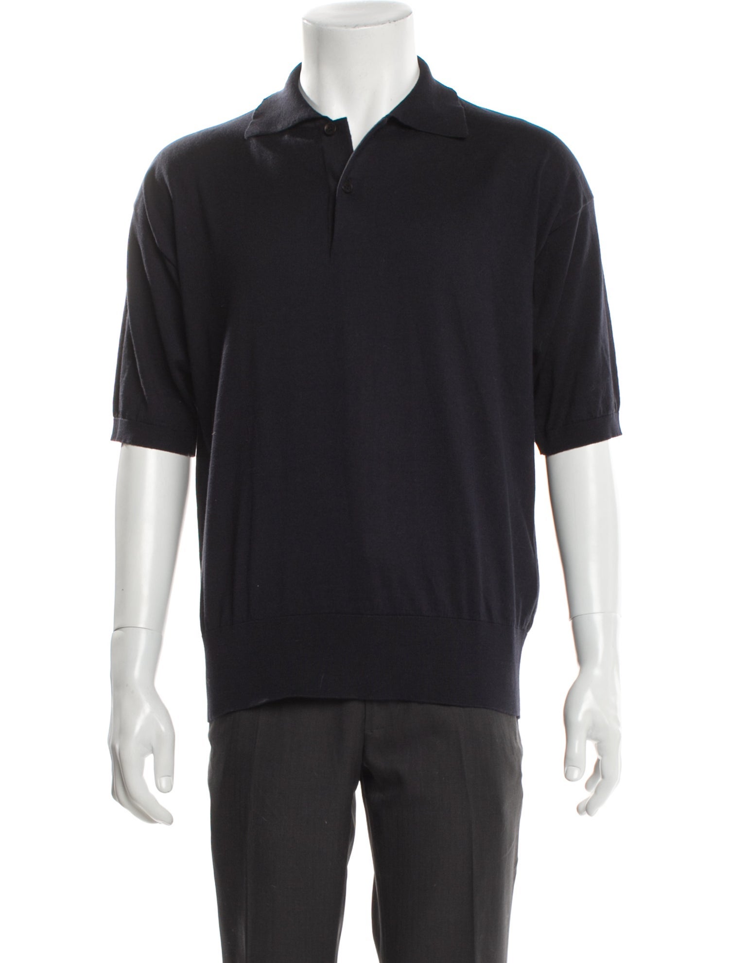 The Row Crew Neck Short Sleeve Polo Shirt