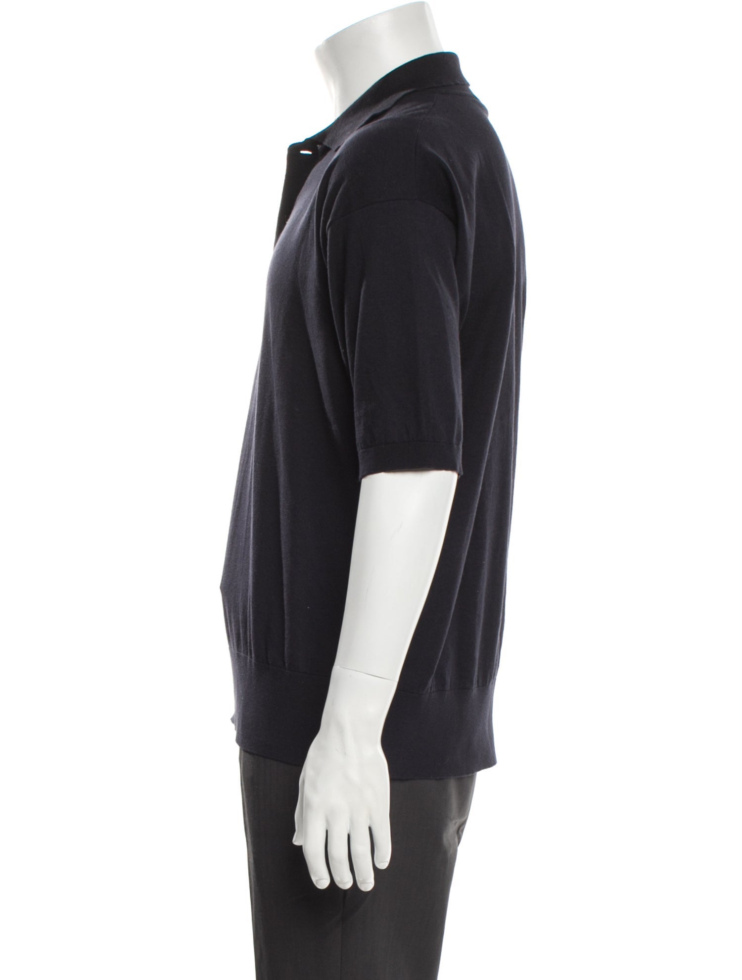 The Row Crew Neck Short Sleeve Polo Shirt