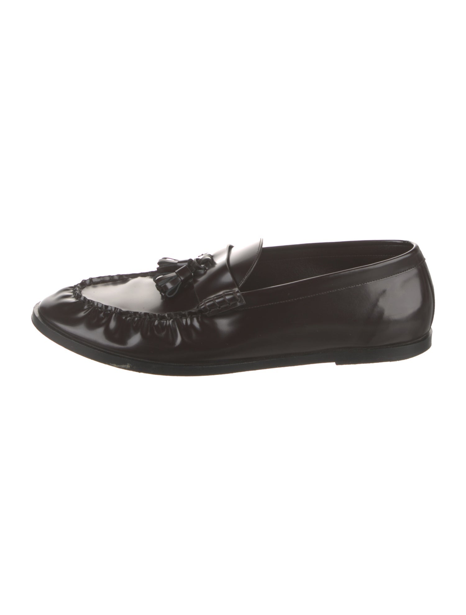 The Row Leather Tassel Accents Loafers