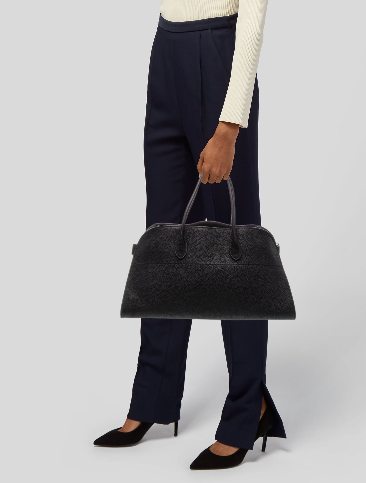 The Row Leather Margaux East West