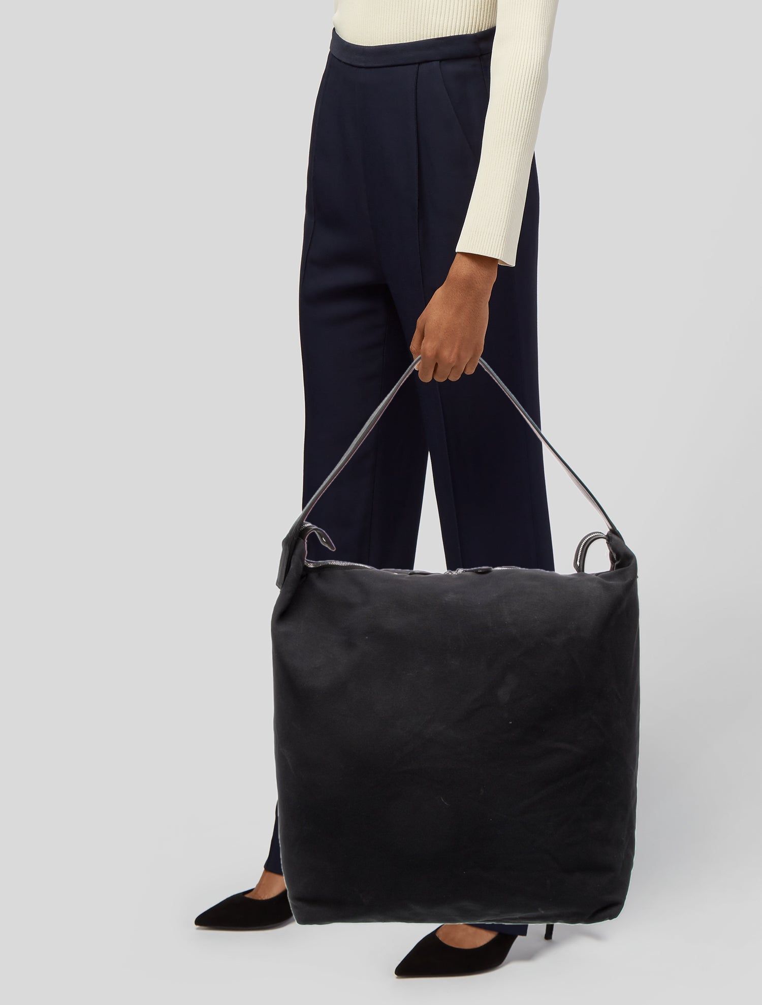 The Row Canvas Bucket Bag