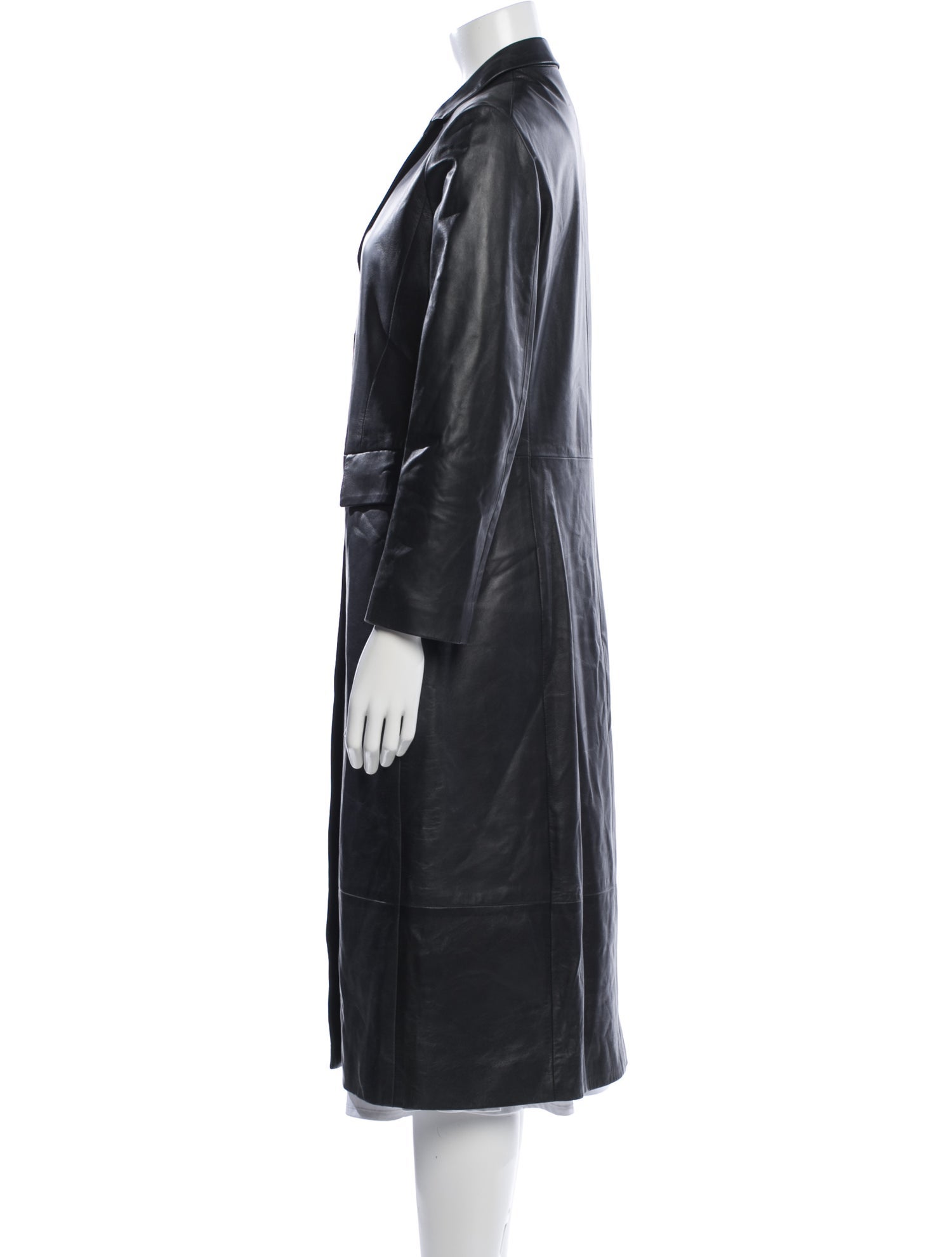 The Row Leather Coat