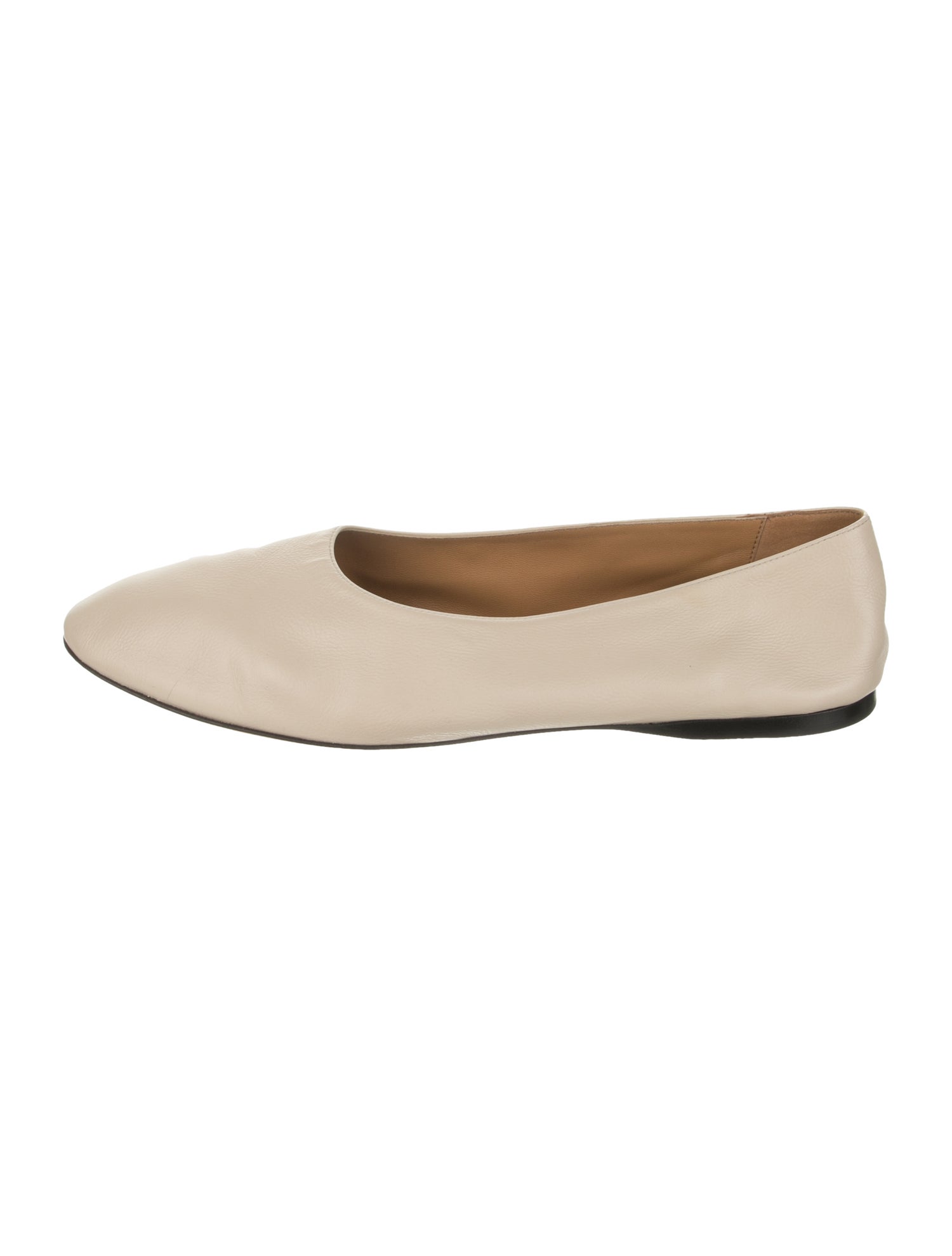 The Row Leather Ballet Flats