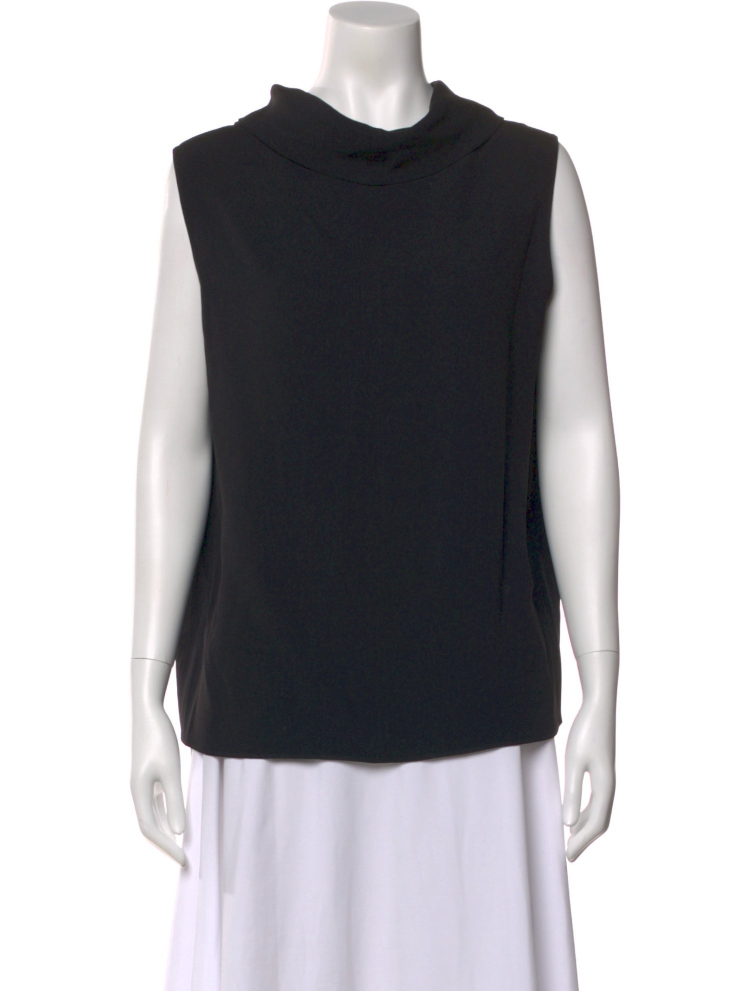 The Row Galya Mock Neck Top