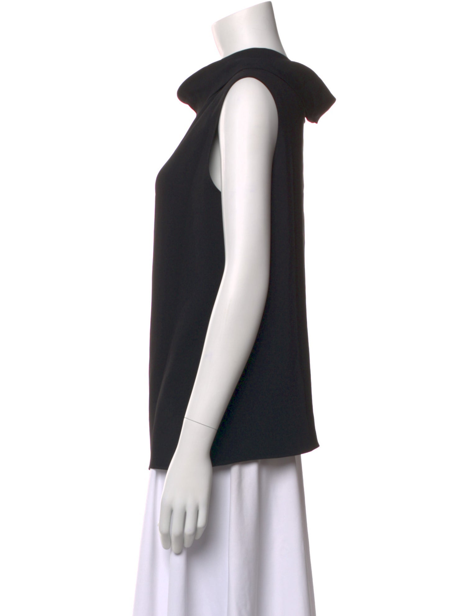 The Row Galya Mock Neck Top