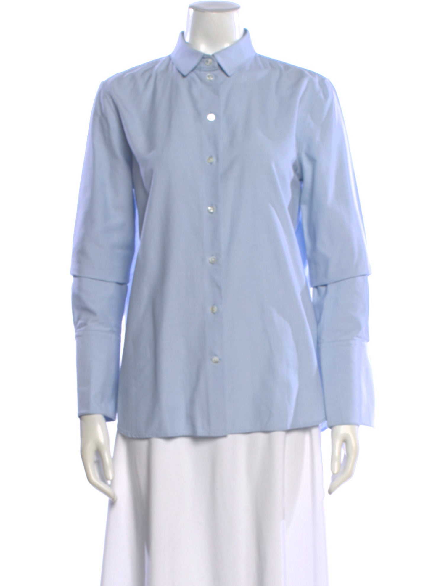 The Row Metis Long Sleeve Blouse