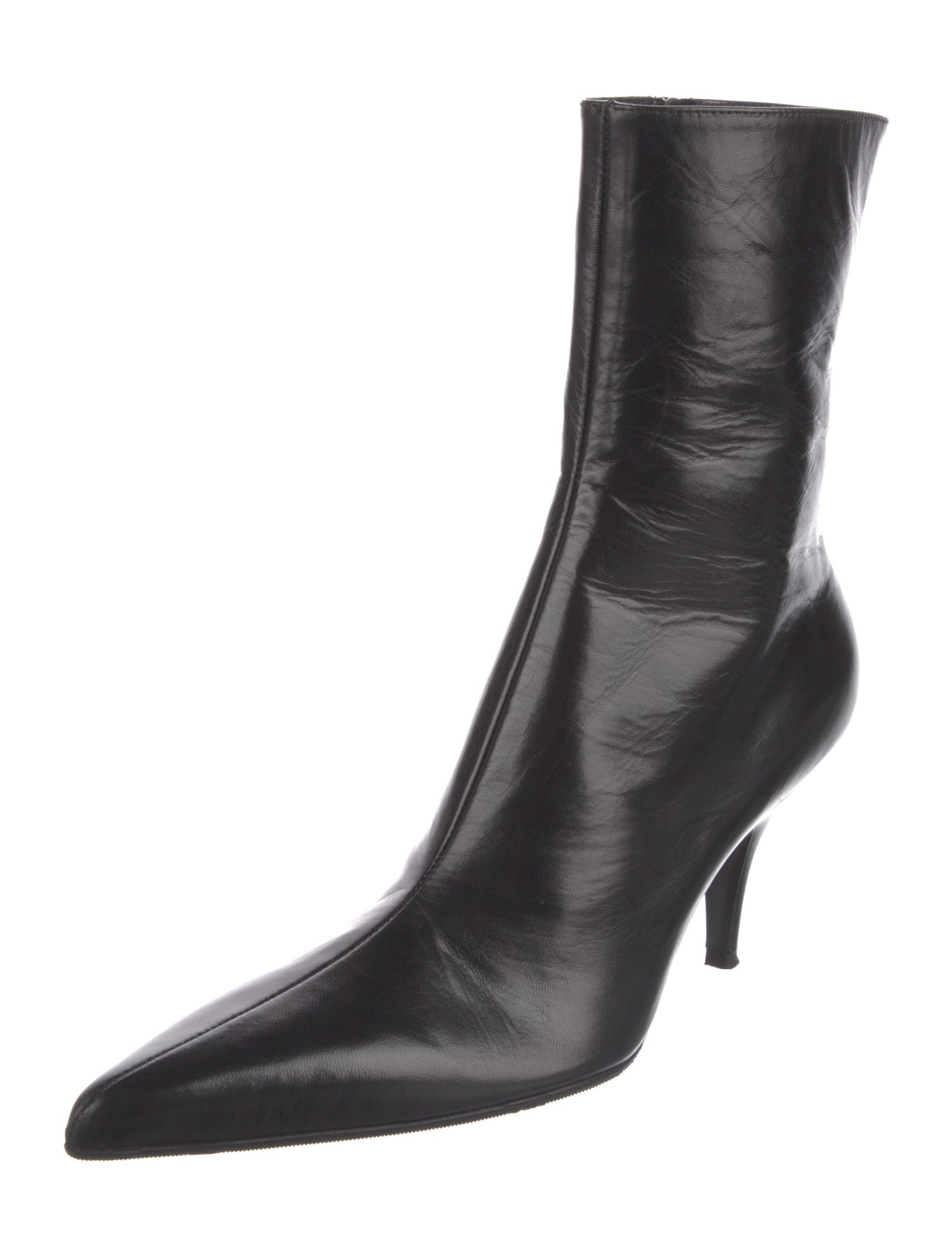 The Row Sling Leather Boots