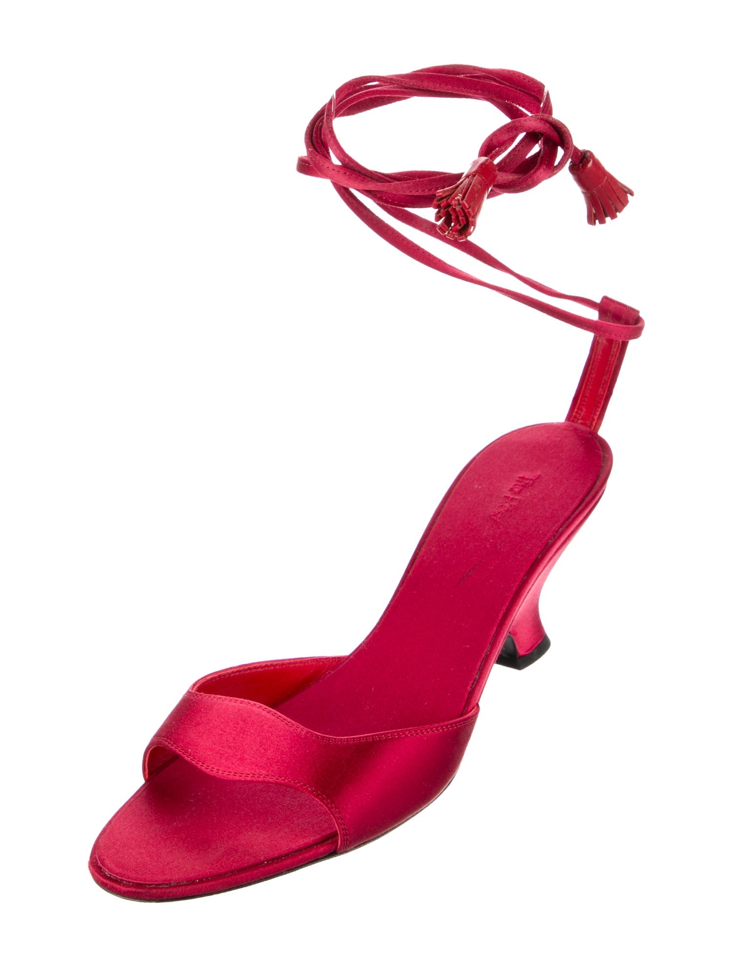 The Row Charlotte Satin Sandals