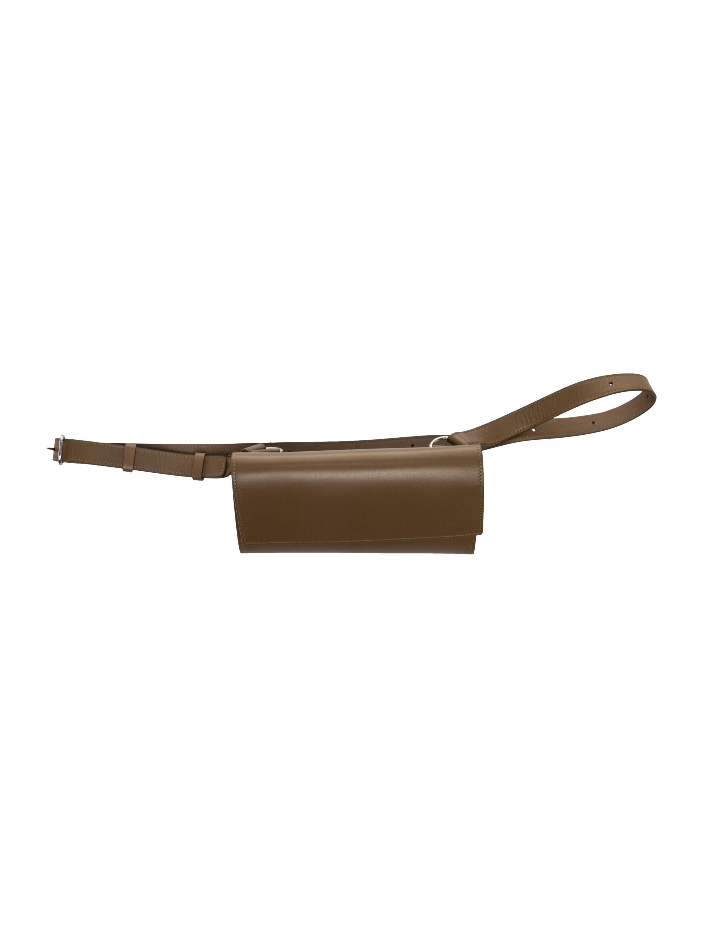 The Row Leather Belt Flap