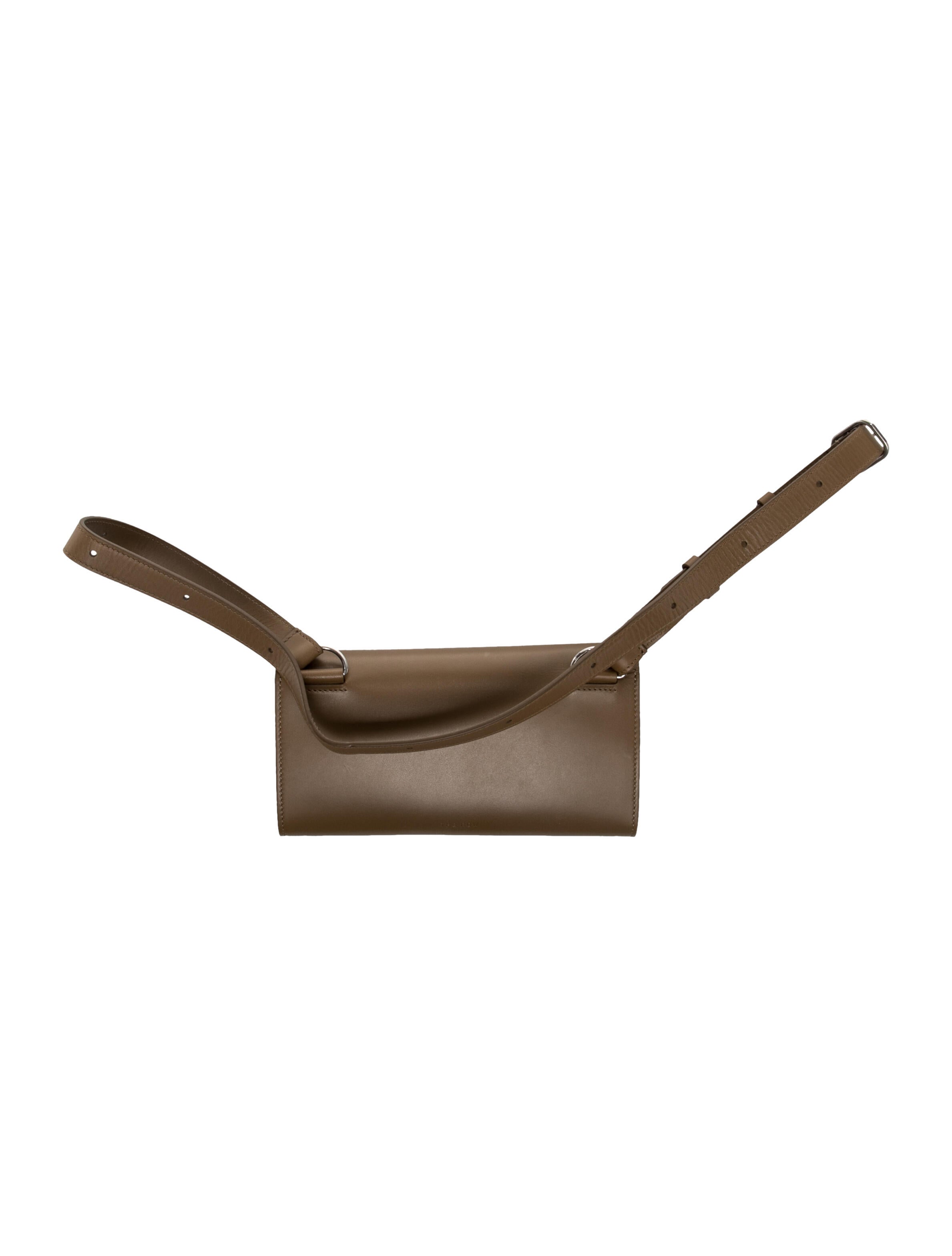 The Row Leather Belt Flap