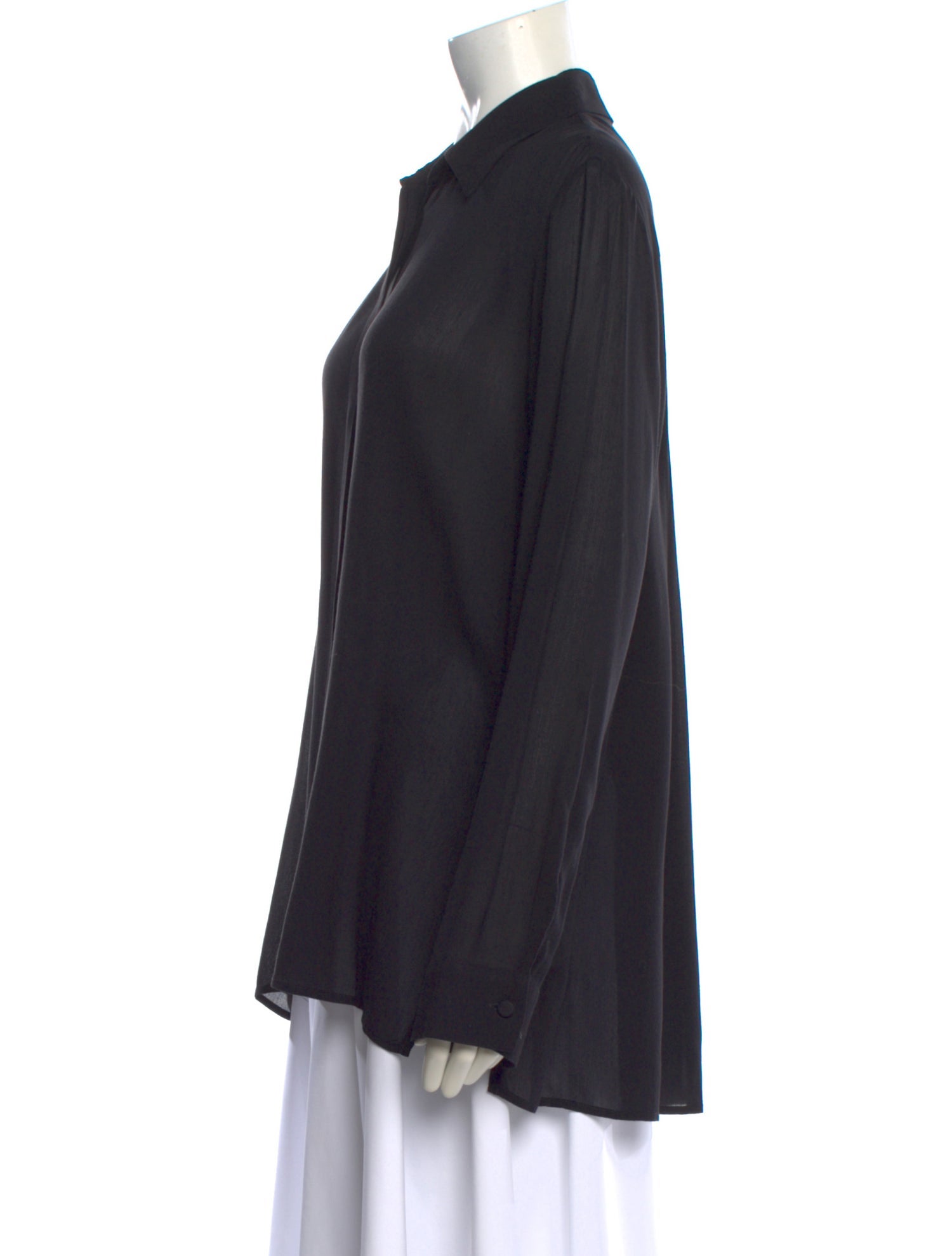 The Row Long Sleeve Blouse