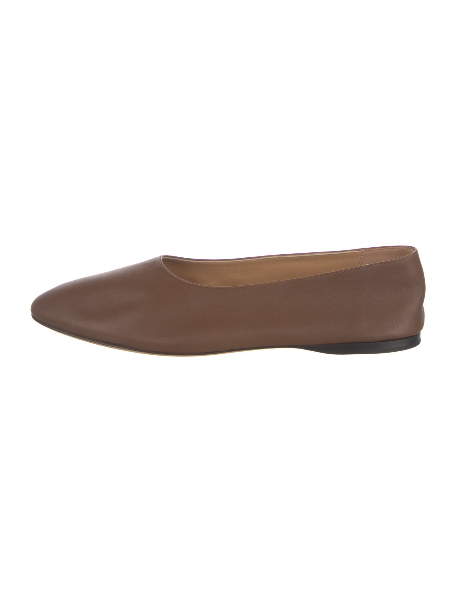 The Row Awar Leather Ballet Flats