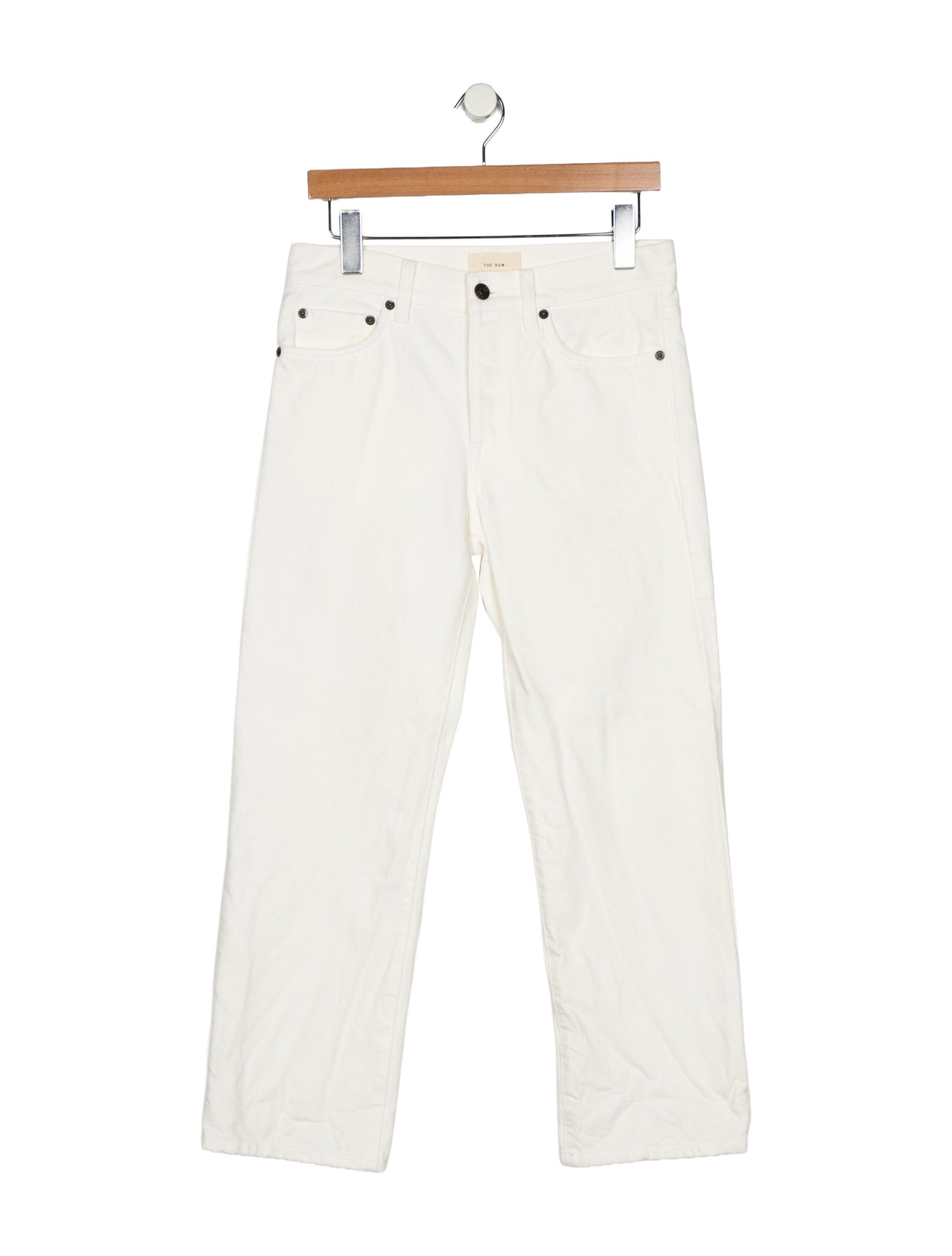 The Row Mid-Rise Straight Leg Jeans