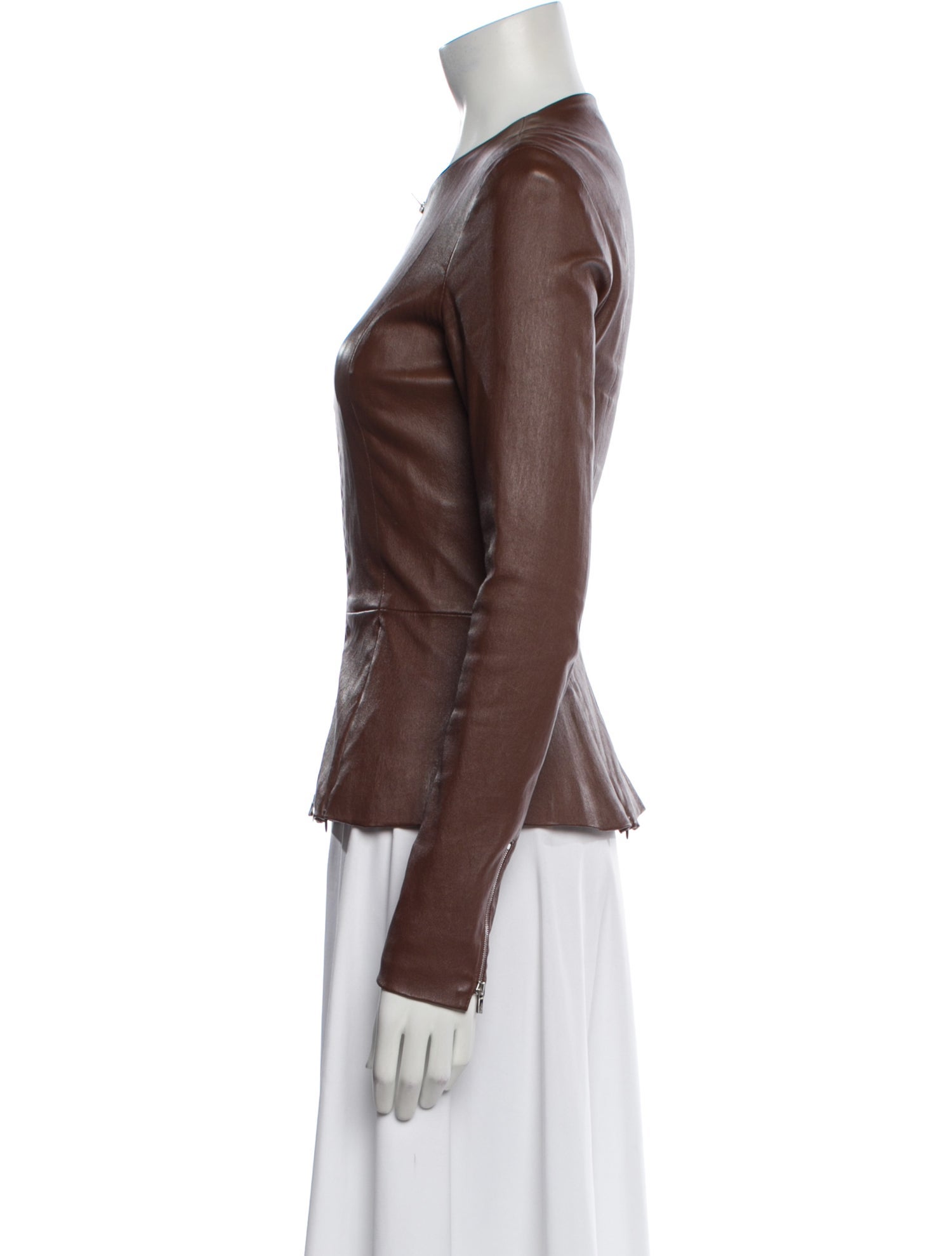 The Row Anasta Jacket Leather Biker Jacket